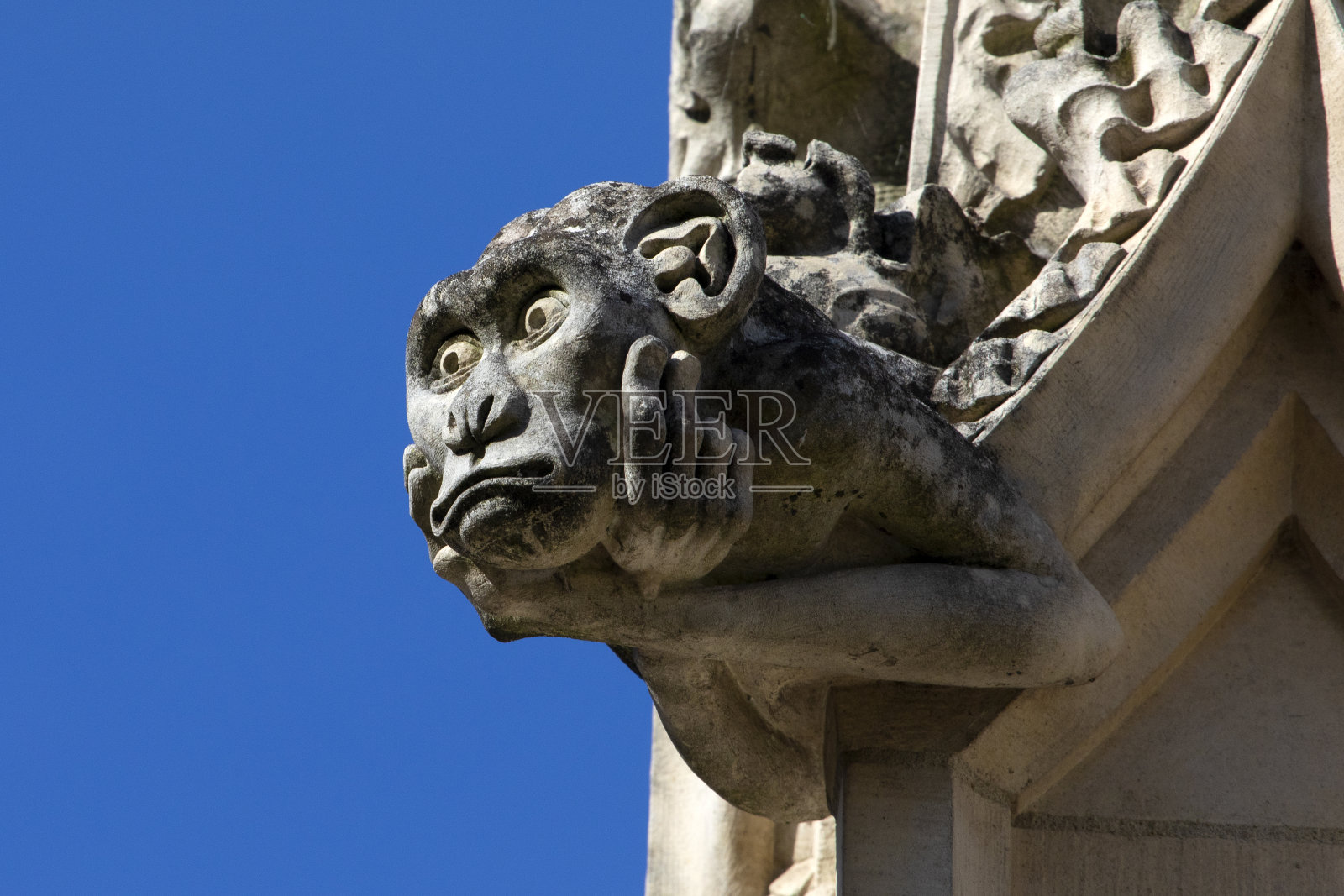 英国格洛斯特大教堂的华丽雕塑照片摄影图片