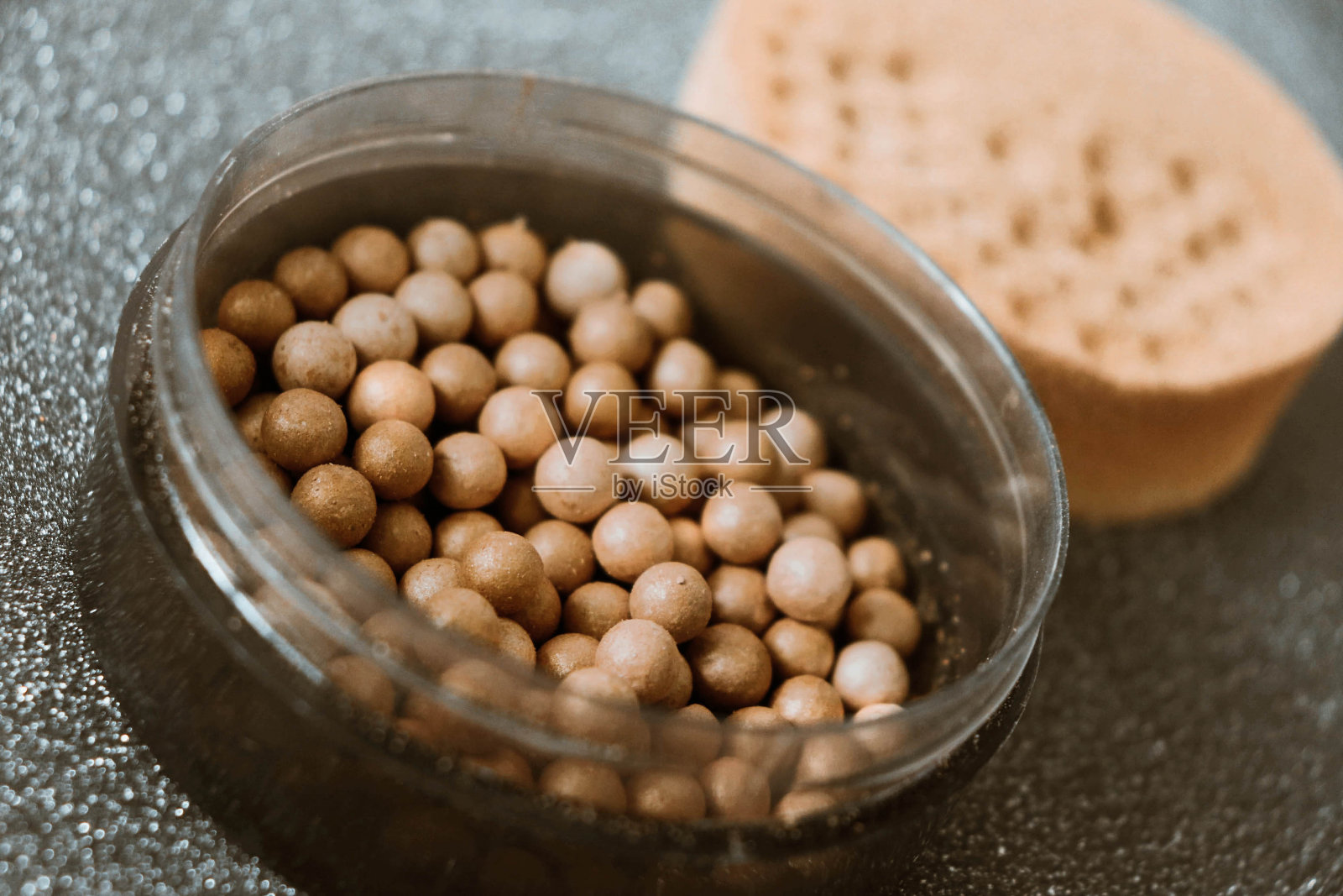 粉珍珠海绵照片摄影图片