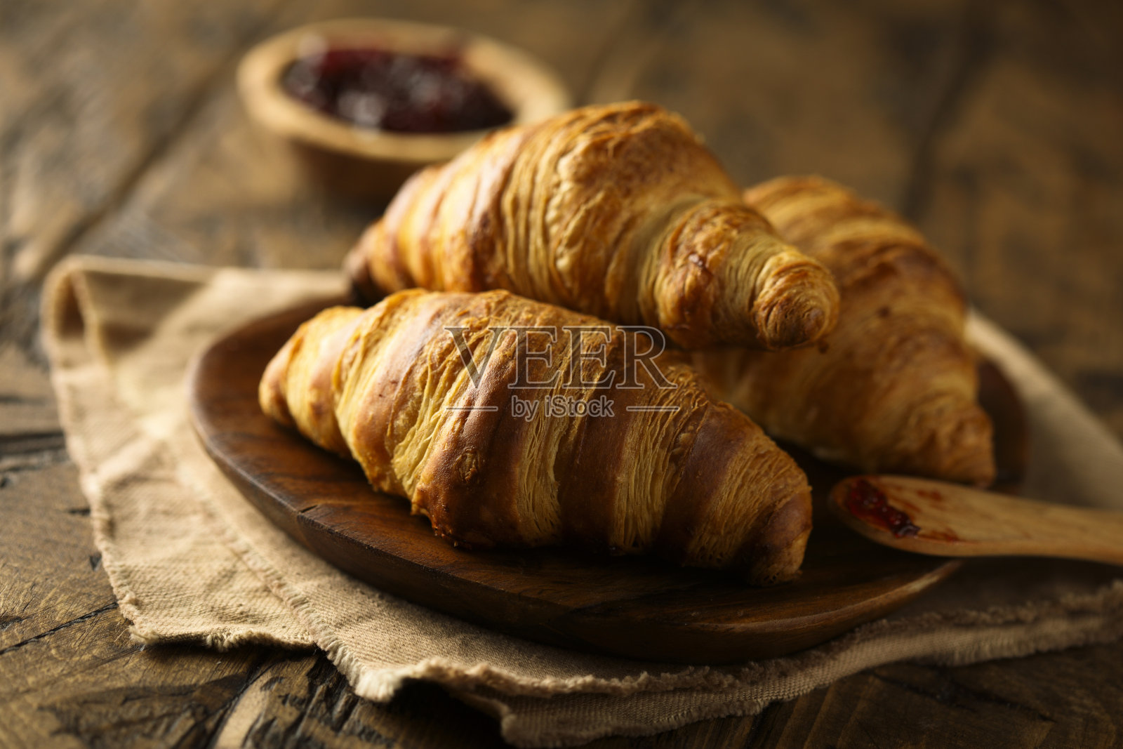 羊角面包照片摄影图片