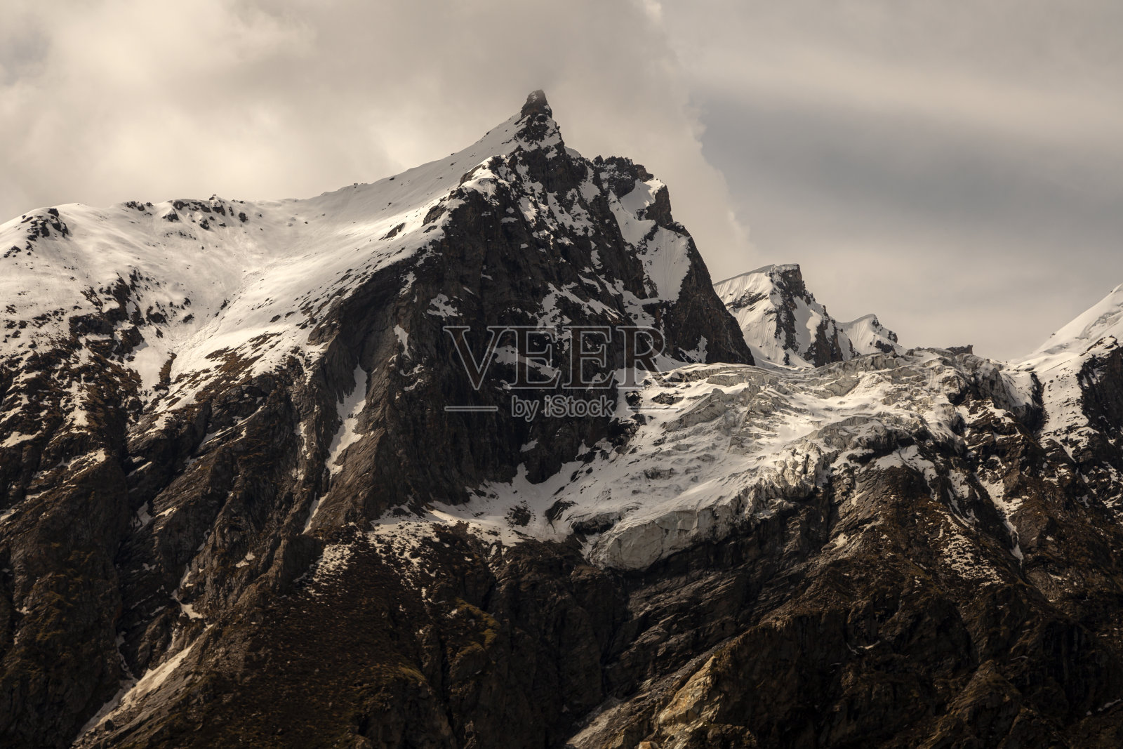 喀喇昆仑山脉的航空景观照片照片摄影图片