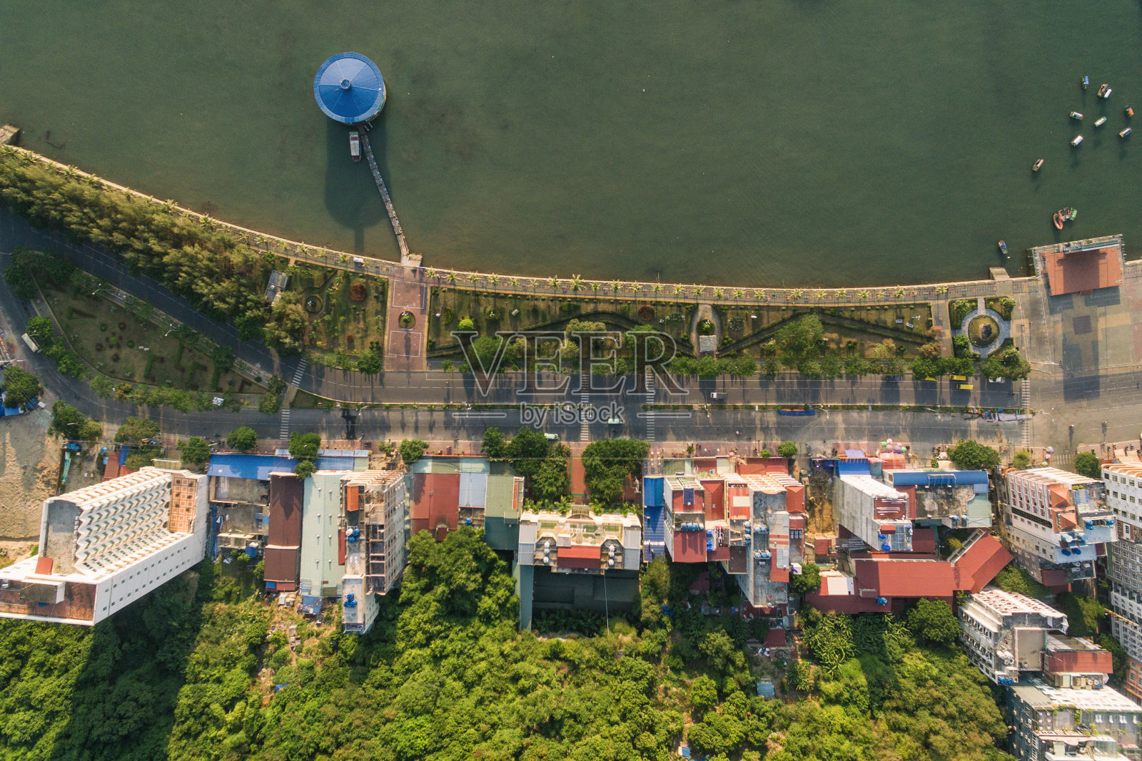 下龙湾,吉巴岛,越南,下降龙湾亚洲无人机照片视图照片摄影图片