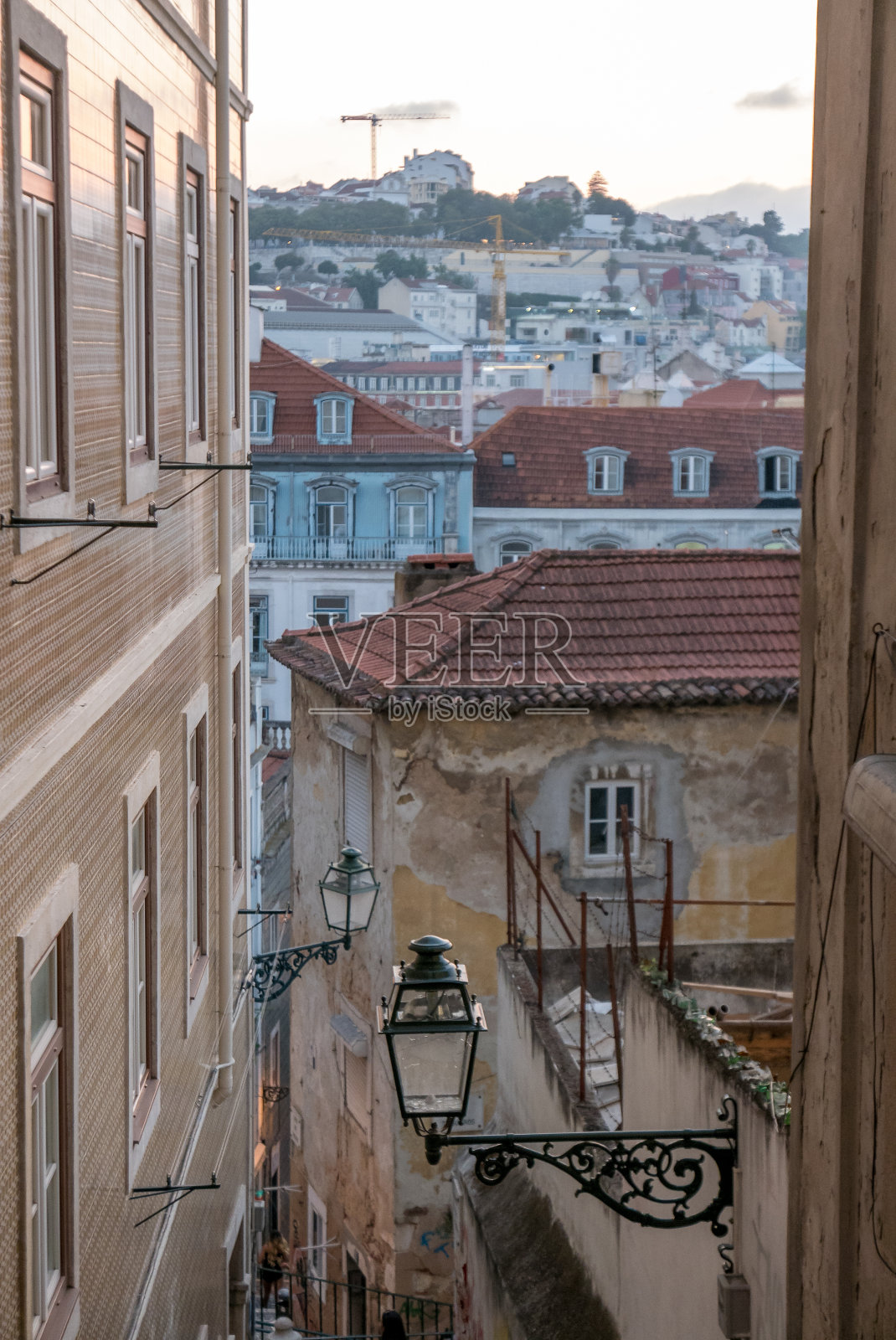 葡萄牙里斯本城的发现者。浪漫的欧洲周末。照片摄影图片