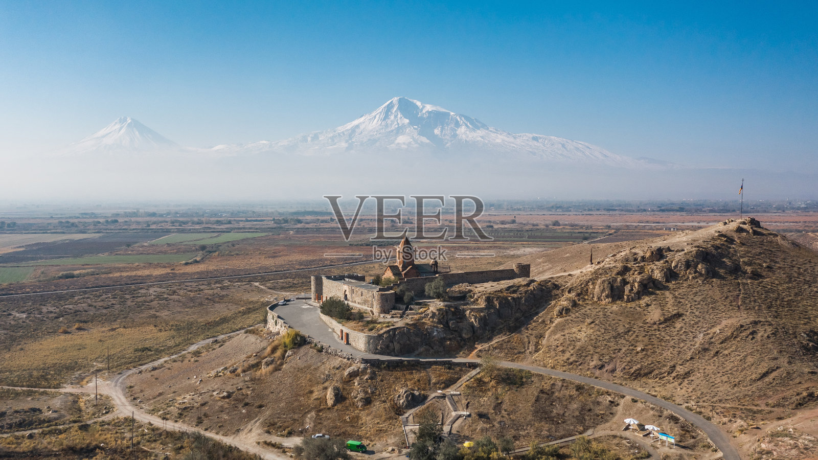 亚美尼亚的Khor Virap修道院照片摄影图片