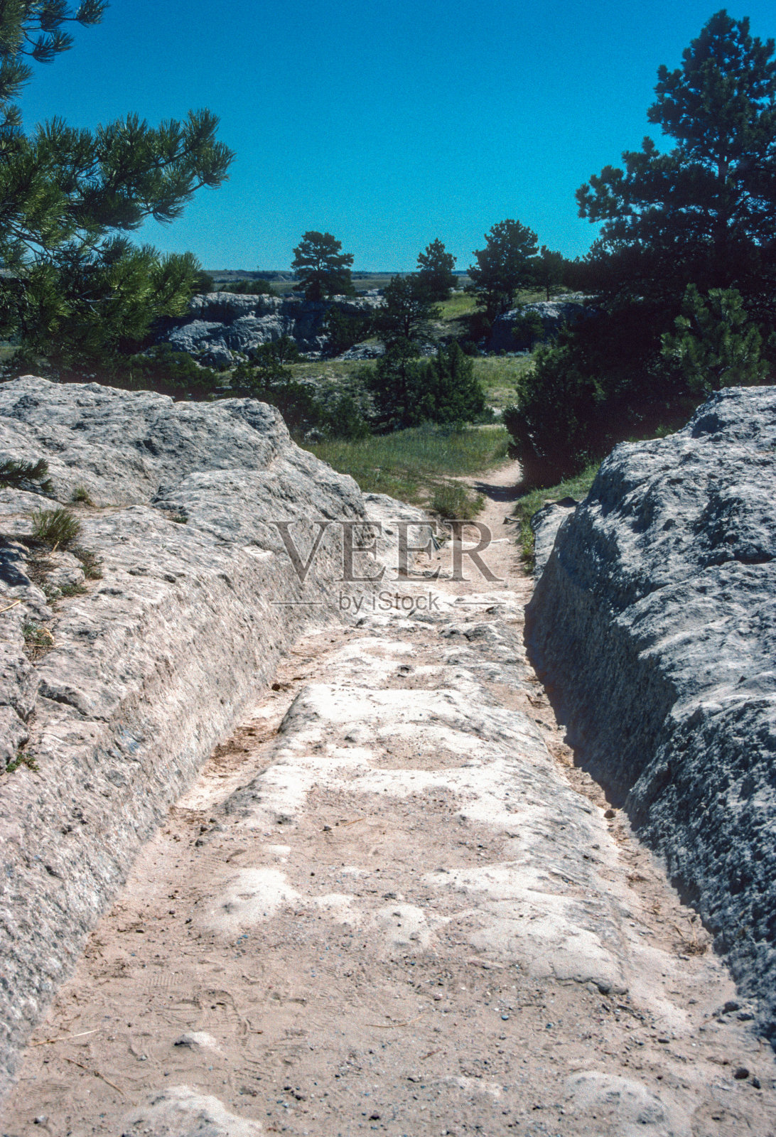 俄勒冈步道怀俄明-垂直- 1993照片摄影图片
