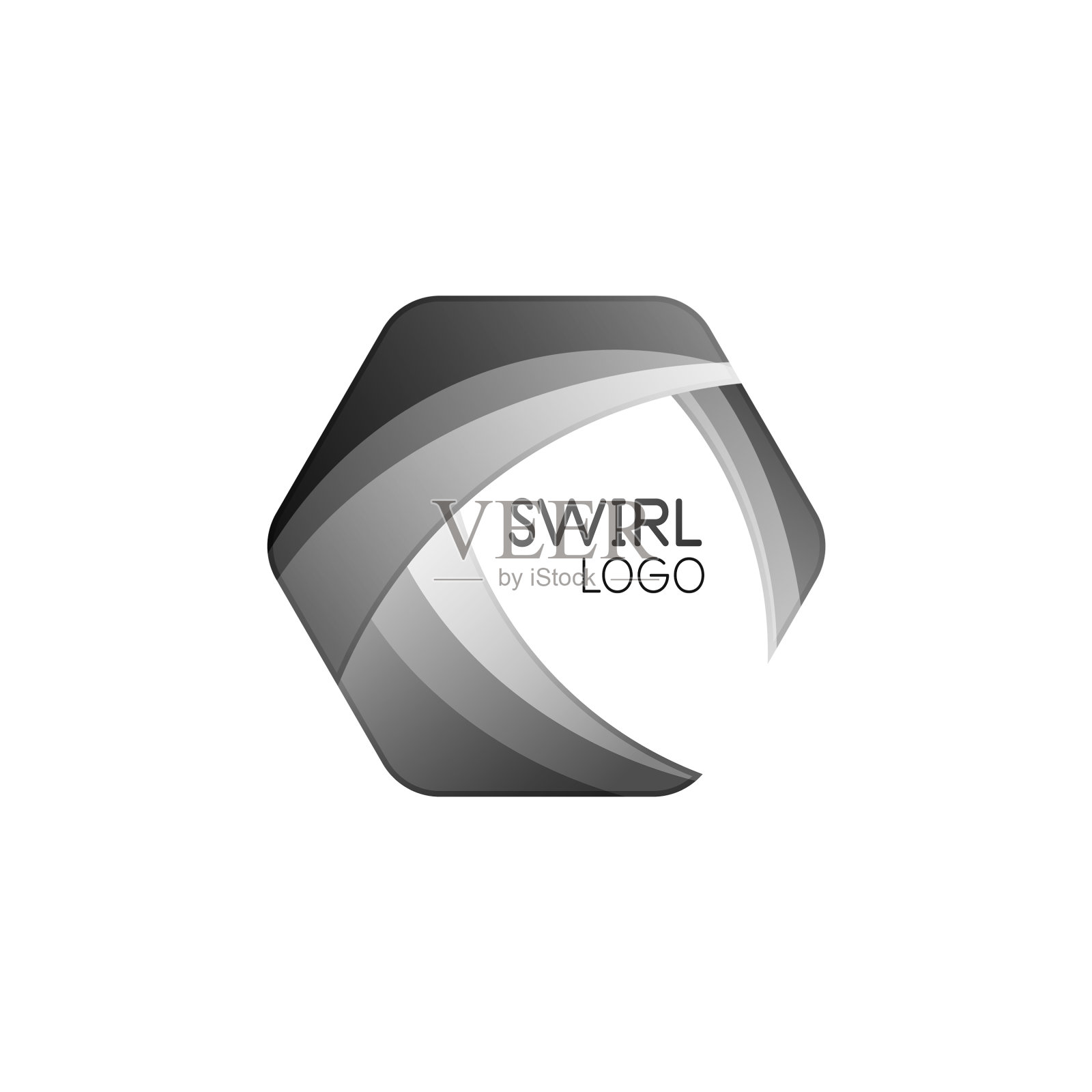 商业六角标志图标模板制作而成设计元素图片