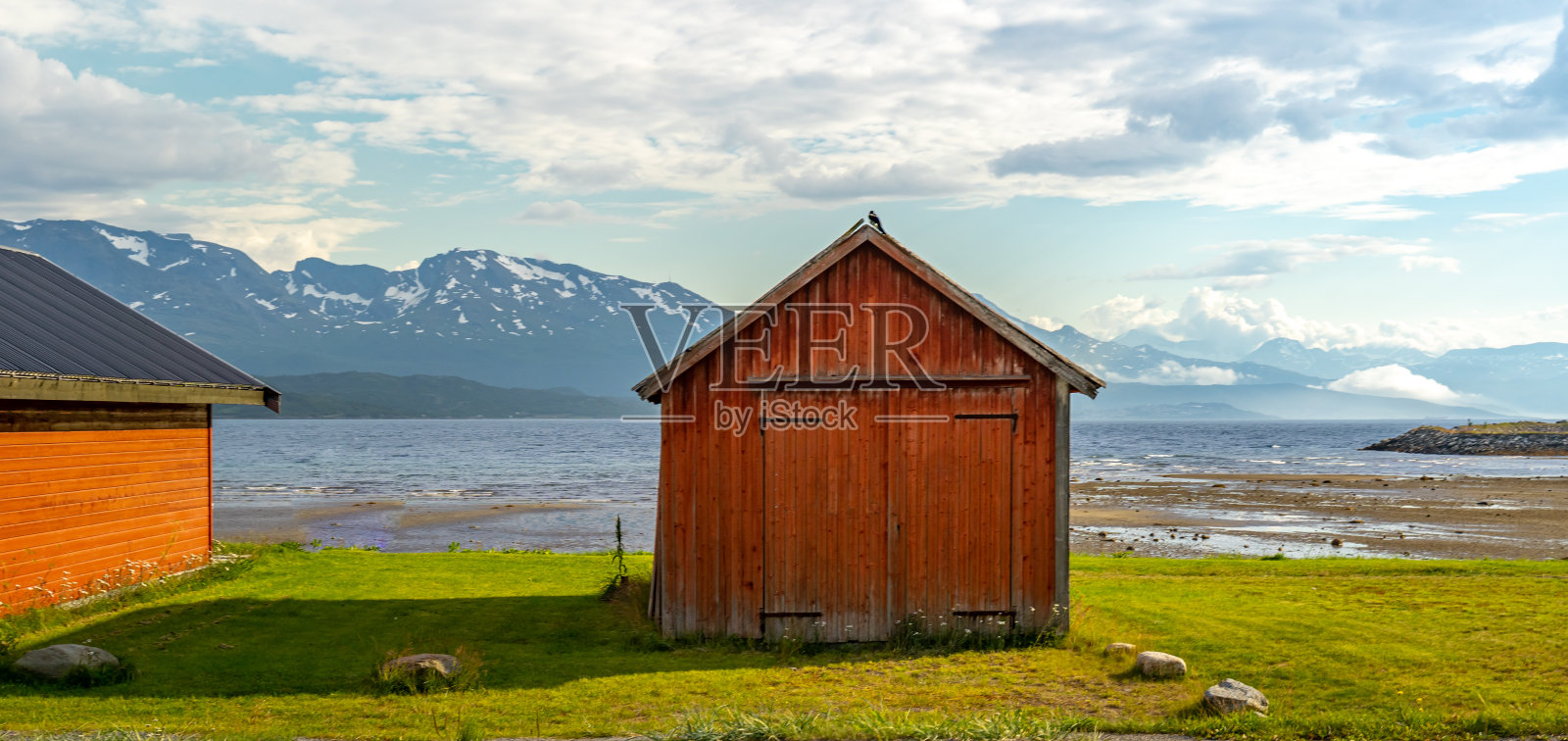 挪威的木屋照片摄影图片