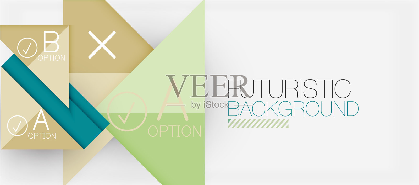 抽象背景几何业务插画图片素材