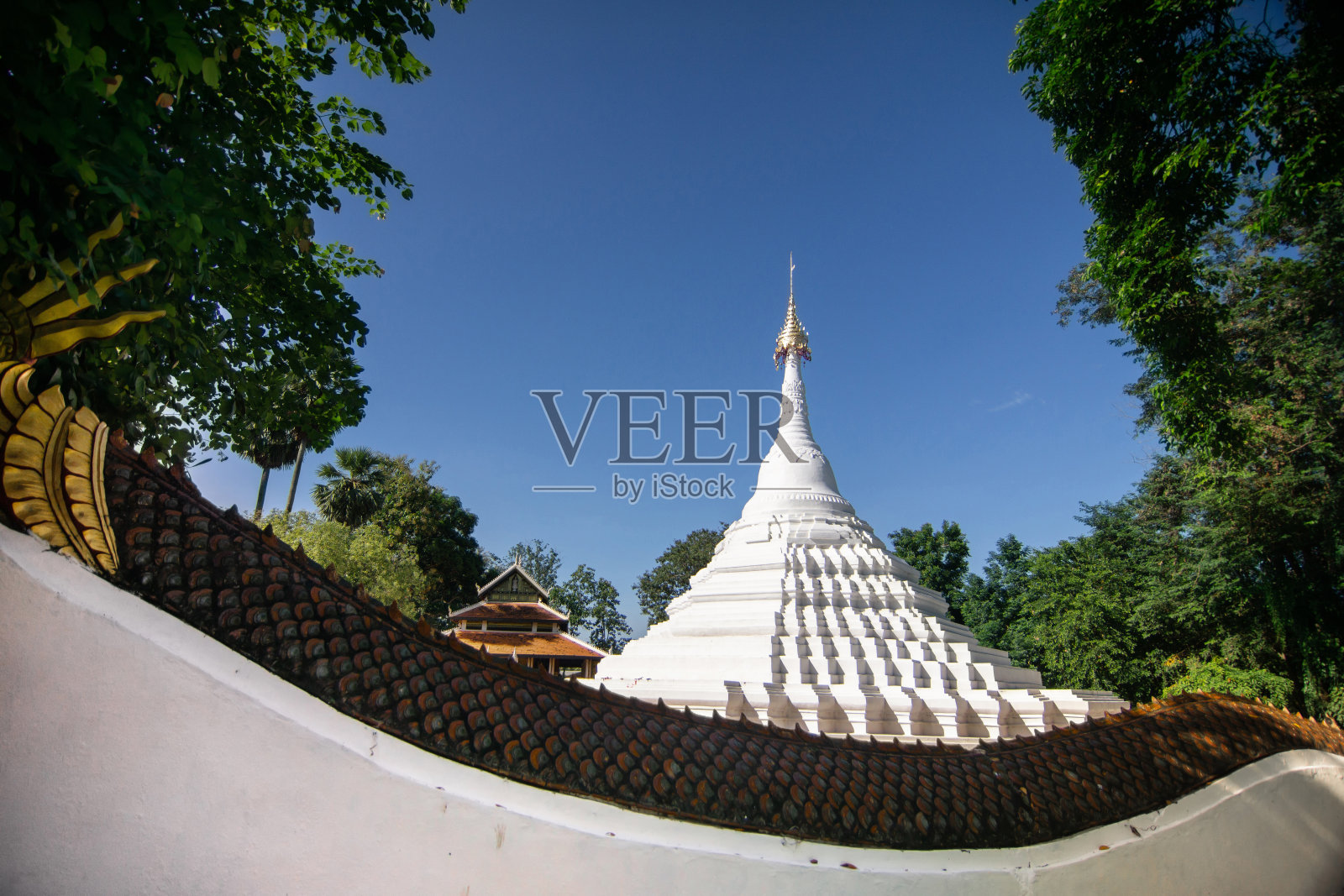 泰国南省著名的佛寺照片摄影图片