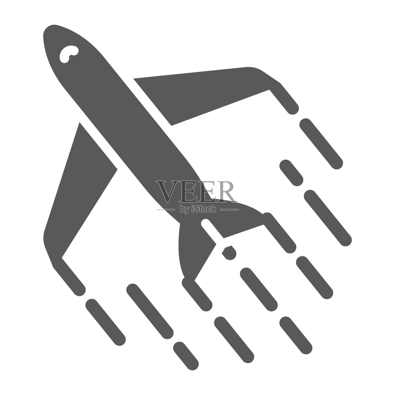 飞机符号旅游和旅游飞机设计元素图片