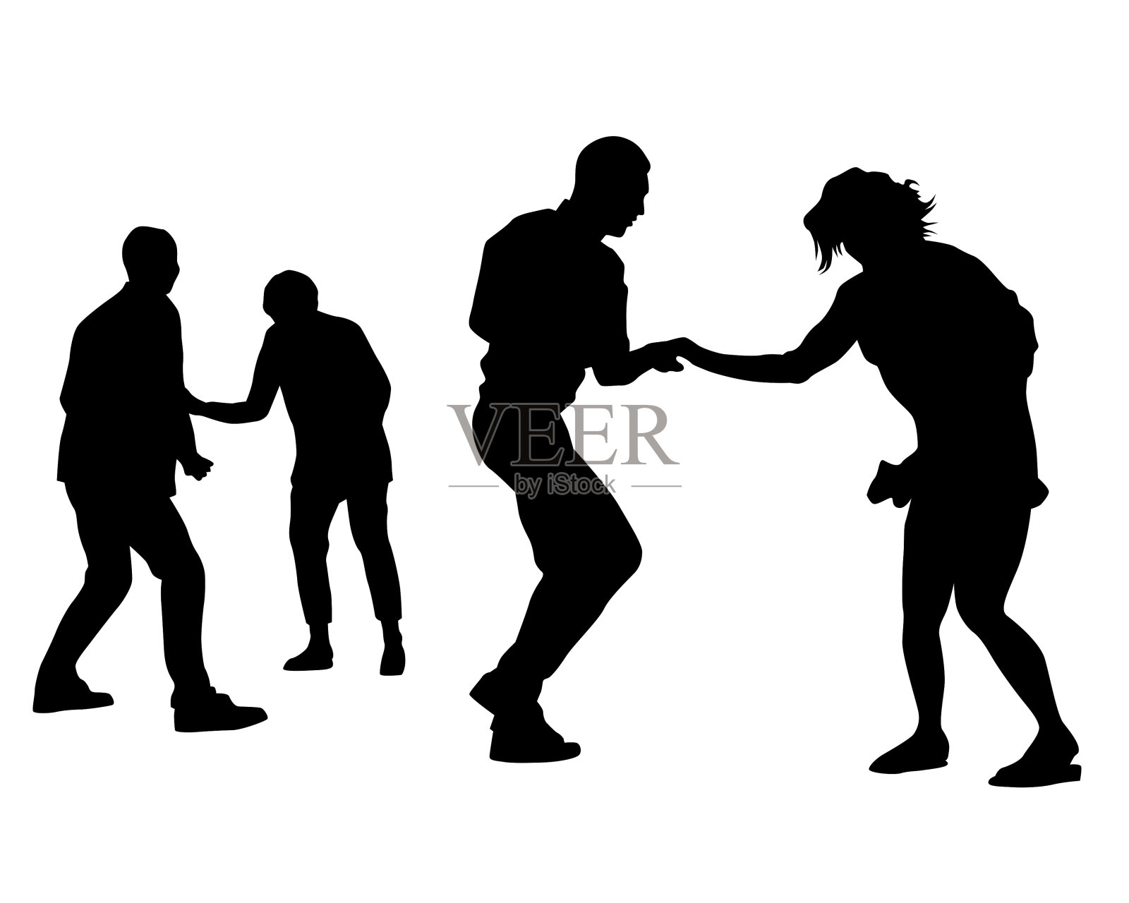 跳舞插画图片素材