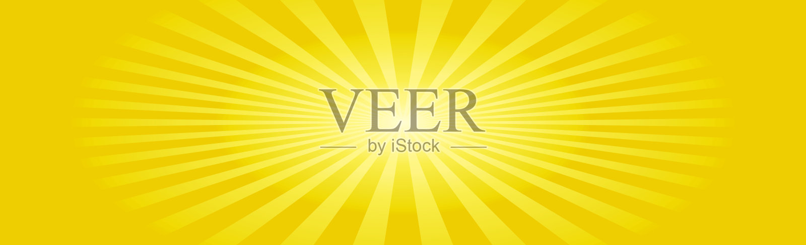 明亮的太阳在黄色的背景-插图插画图片素材