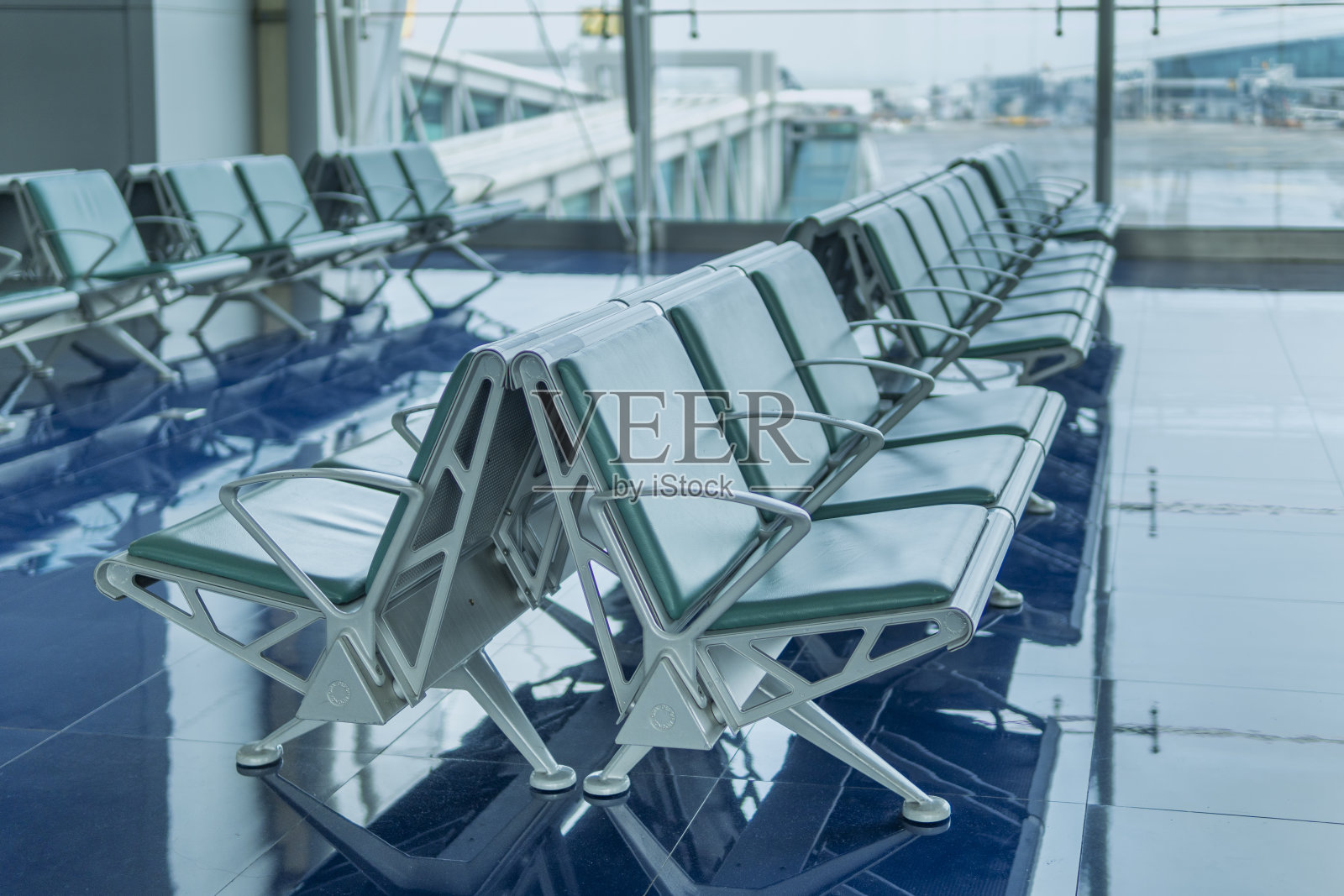机场等候区座位照片摄影图片