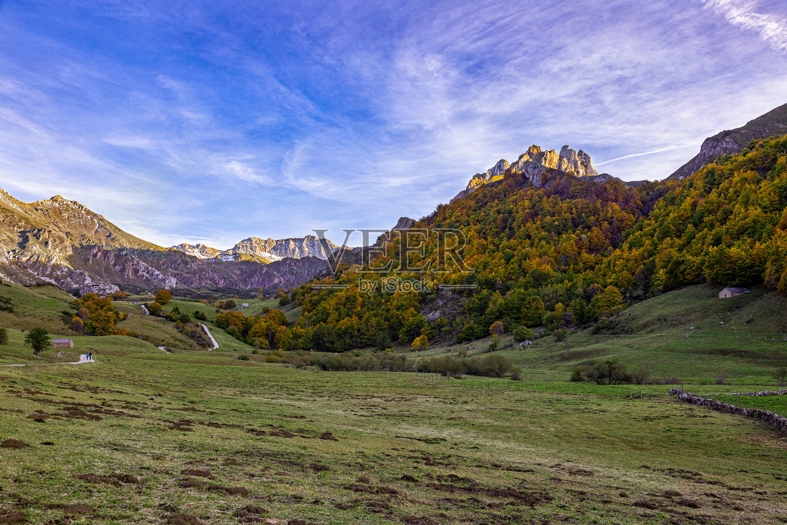 谷的颜色照片摄影图片