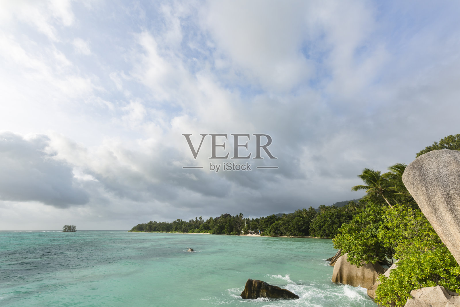 塞舌尔银夜安斯源照片摄影图片