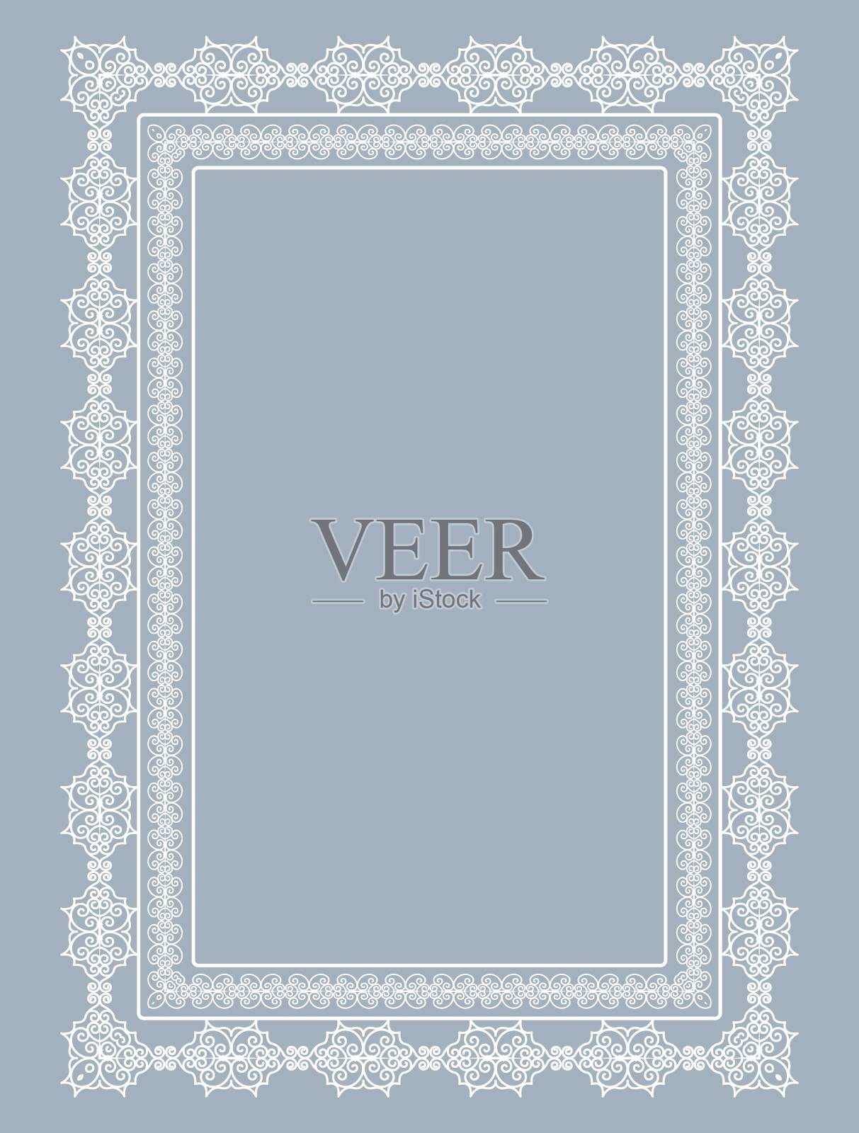 白色的框架插画图片素材