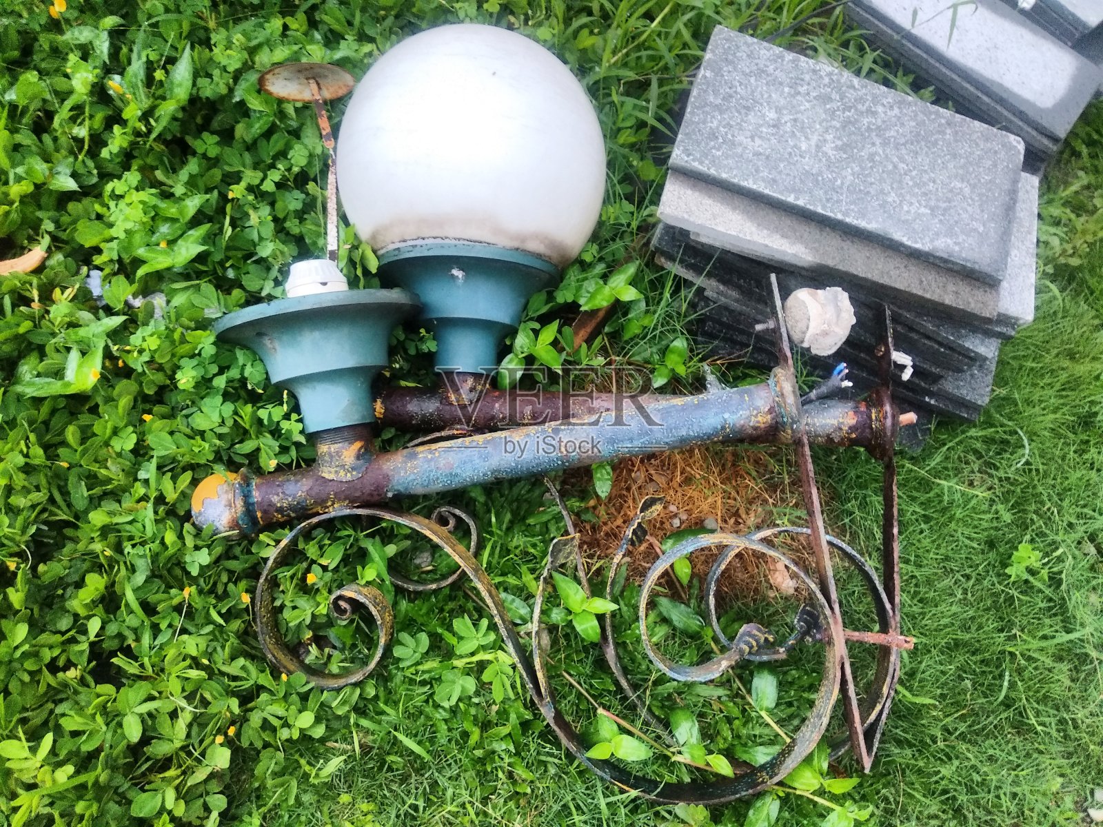 独特的灯泡内饰照片摄影图片