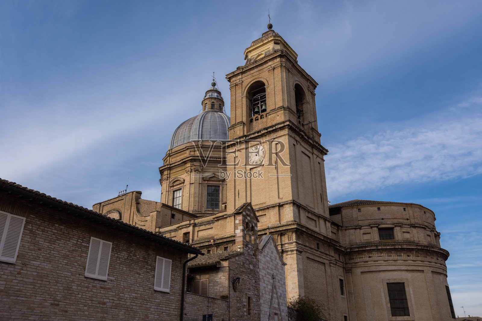 阿西西,天使圣玛丽大教堂照片摄影图片