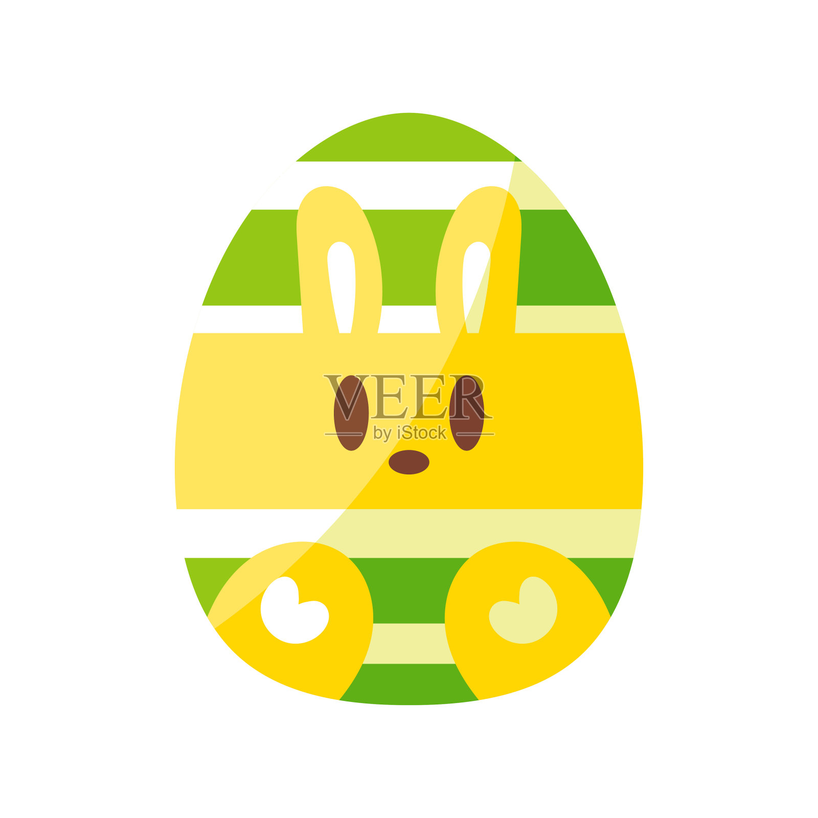 孤立装饰复活节彩蛋插画图片素材
