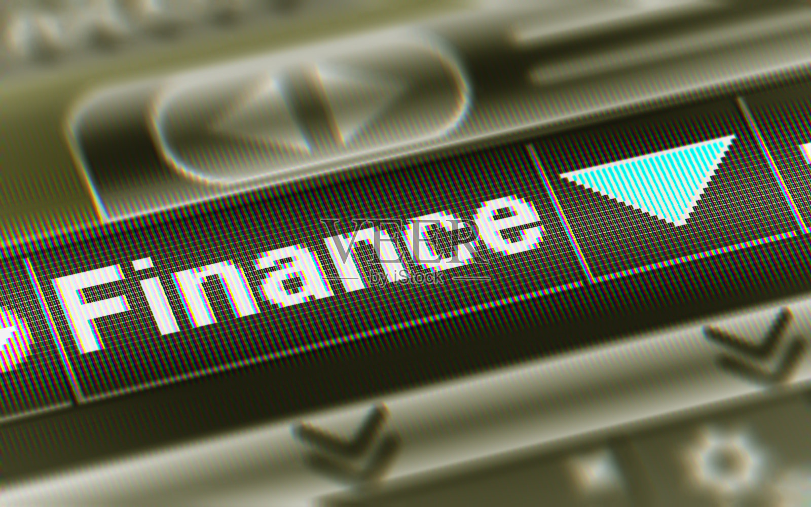 屏幕上的金融指数。照片摄影图片