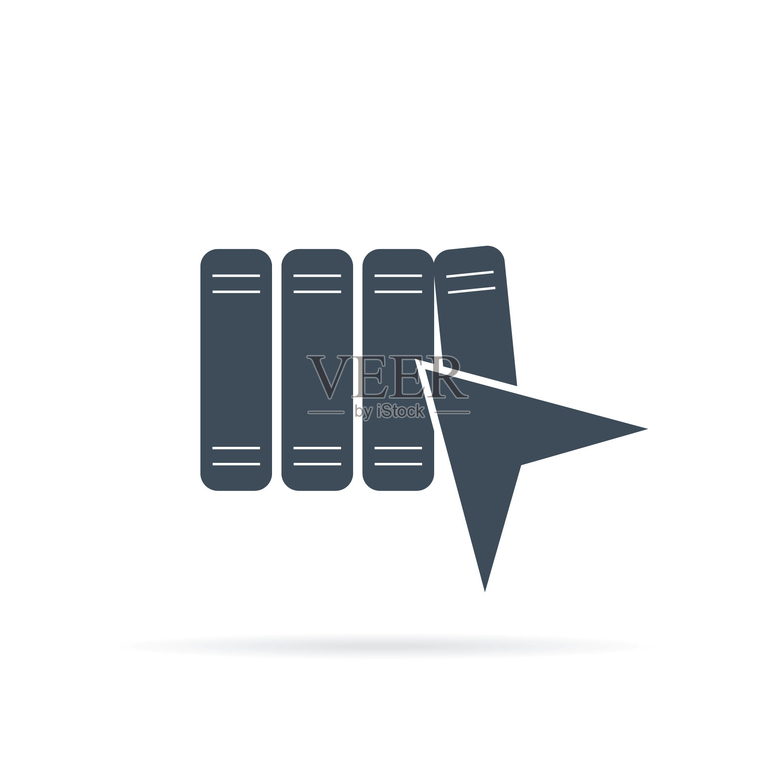 图标在线学习按钮的背景图标素材