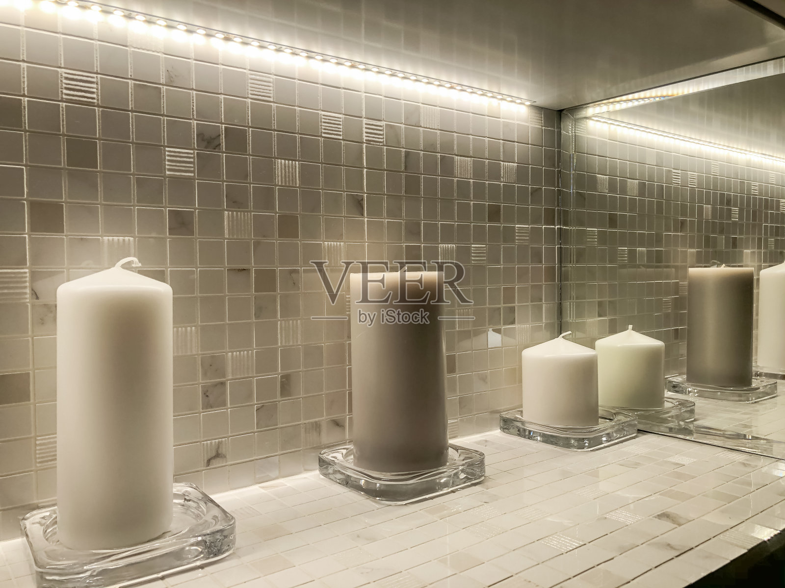 蜡烛装饰室内照片摄影图片