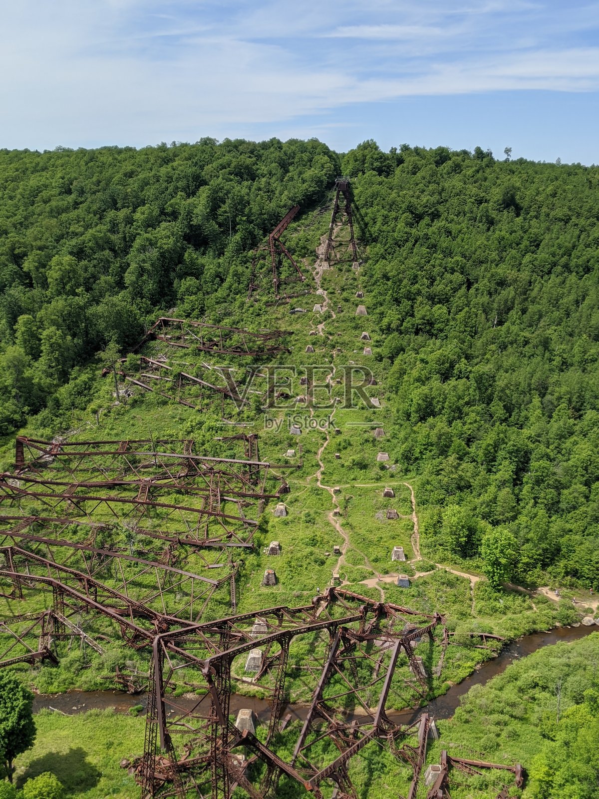 Kinzua掉桥照片摄影图片