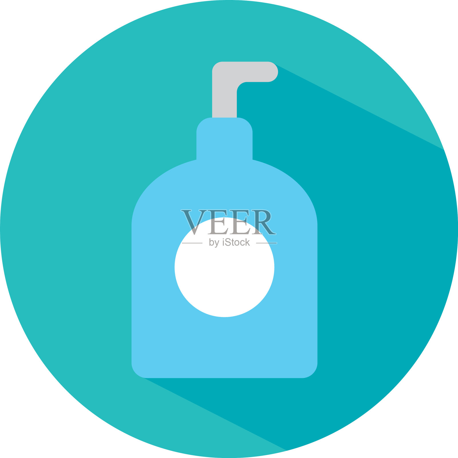 肥皂瓶图标块样式图标素材