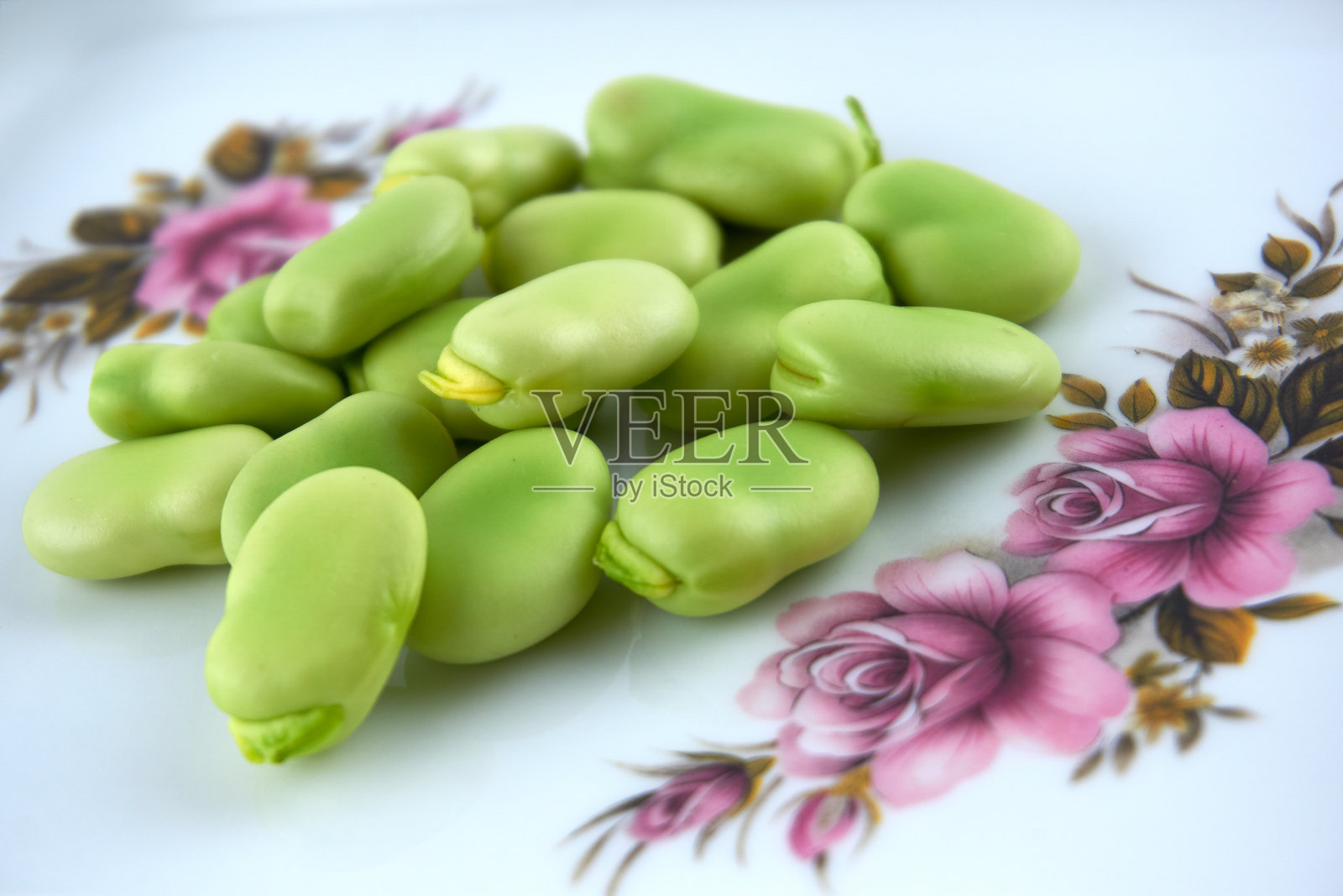 新鲜有机生蚕豆、蚕豆照片摄影图片