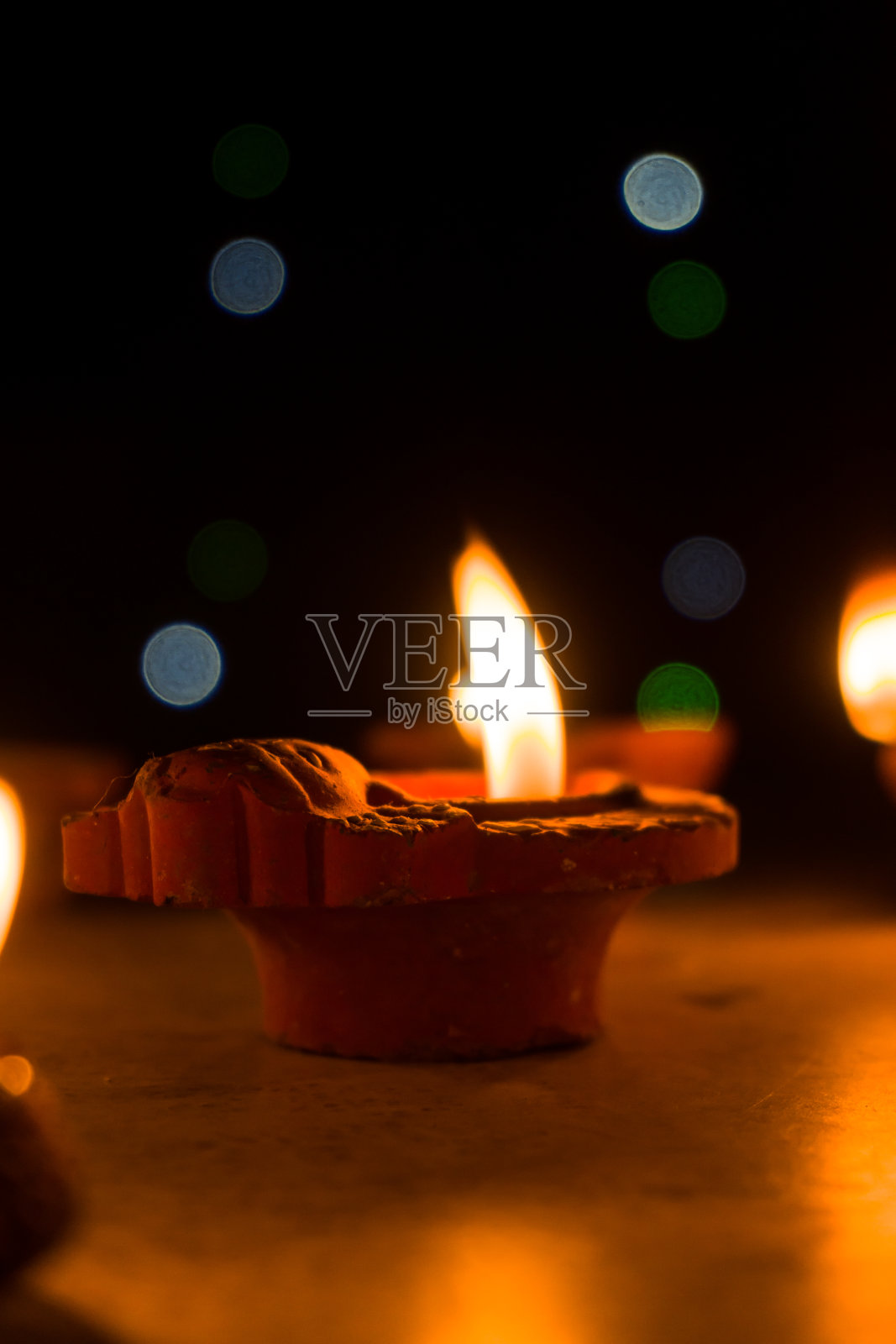 排灯节(Diwali Diya,油灯)也被称为天后照片摄影图片