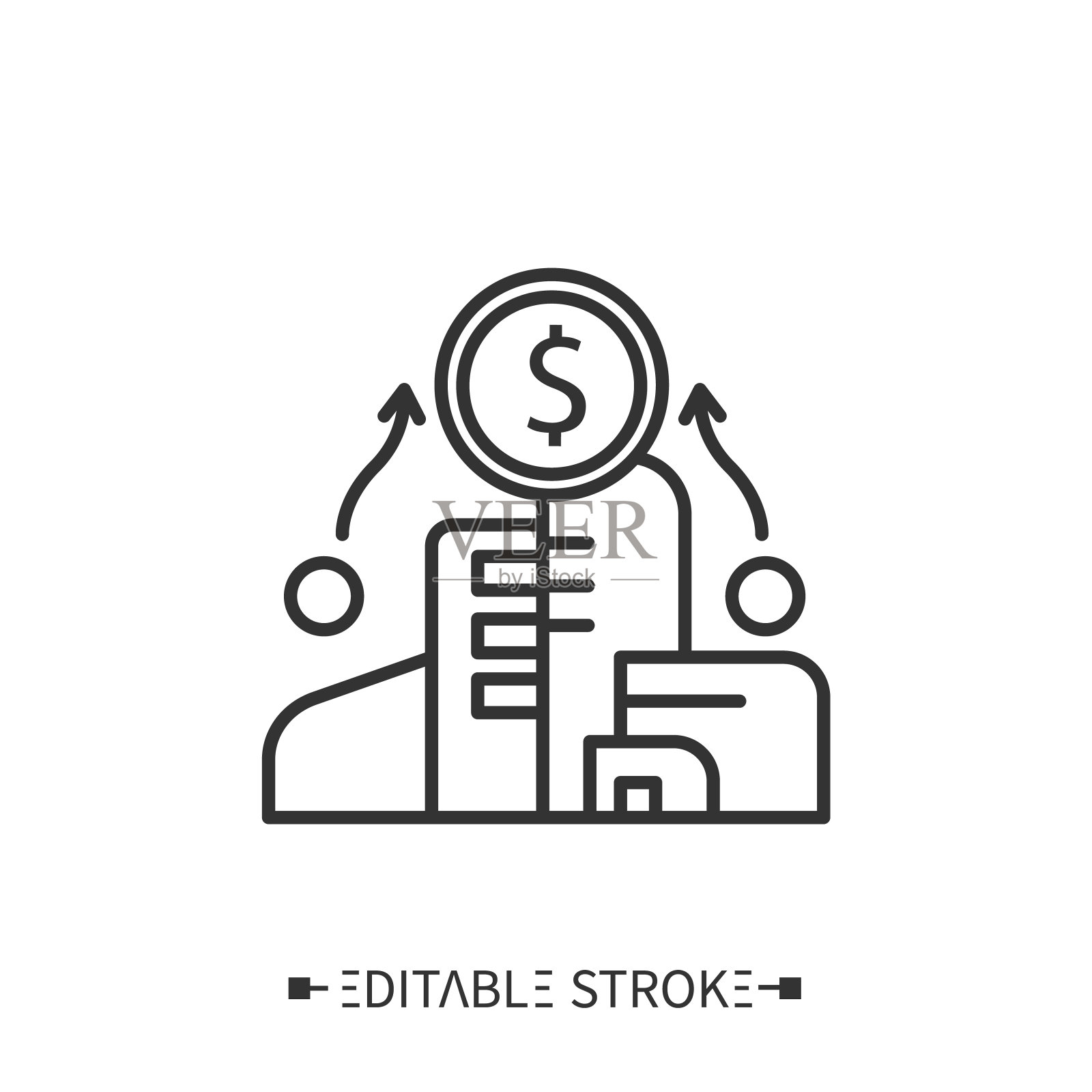 操作协同图标。增加的价值图标素材
