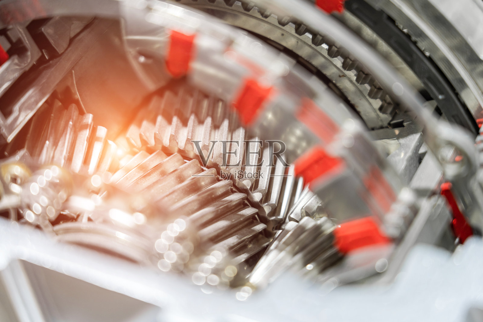 汽车汽车齿轮旋转离合器特写照片摄影图片