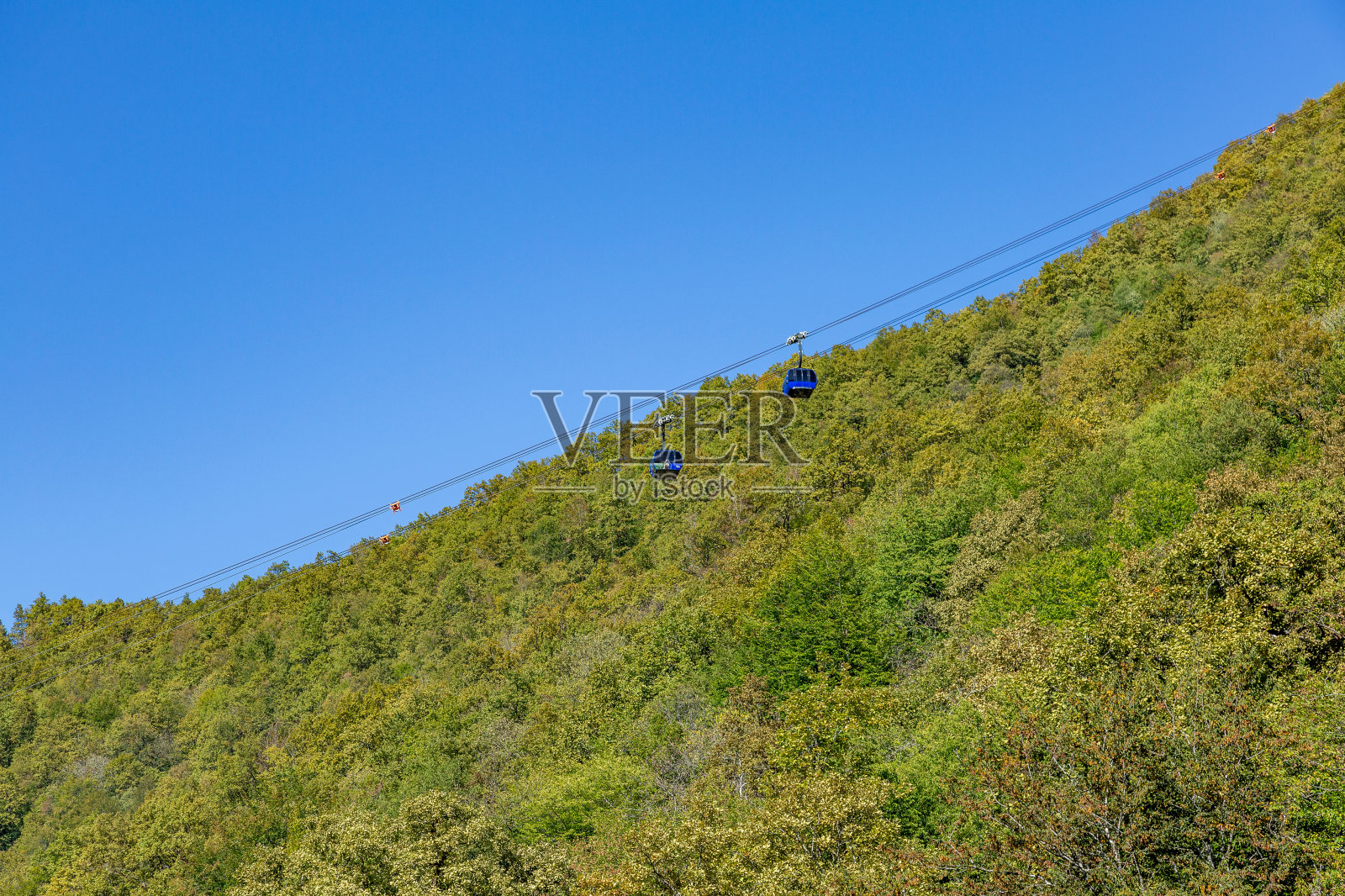 罗莎库塔索道。俄罗斯索契照片摄影图片