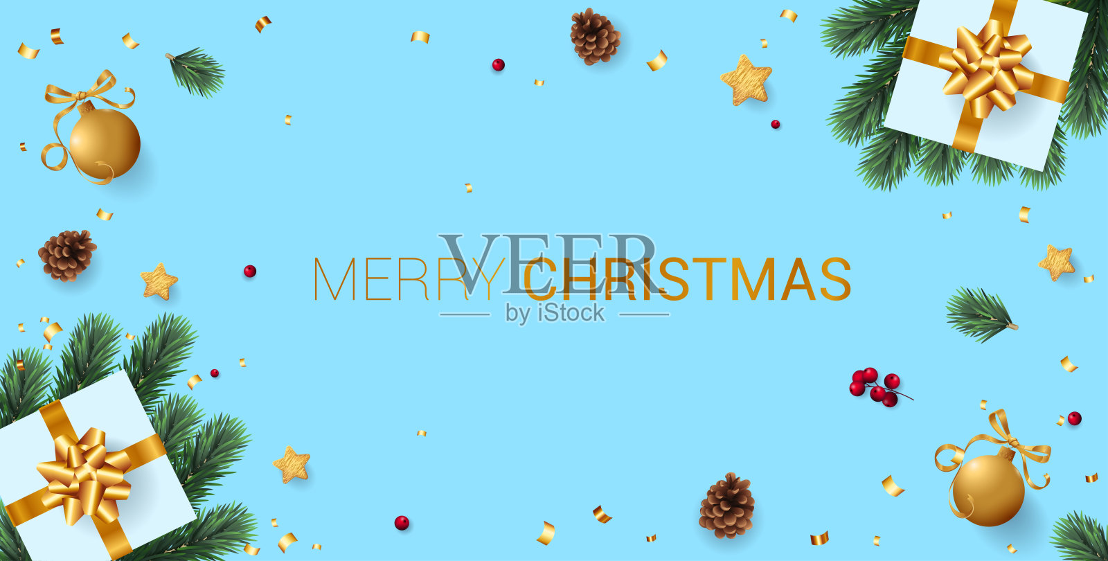 圣诞节向量模板插画图片素材