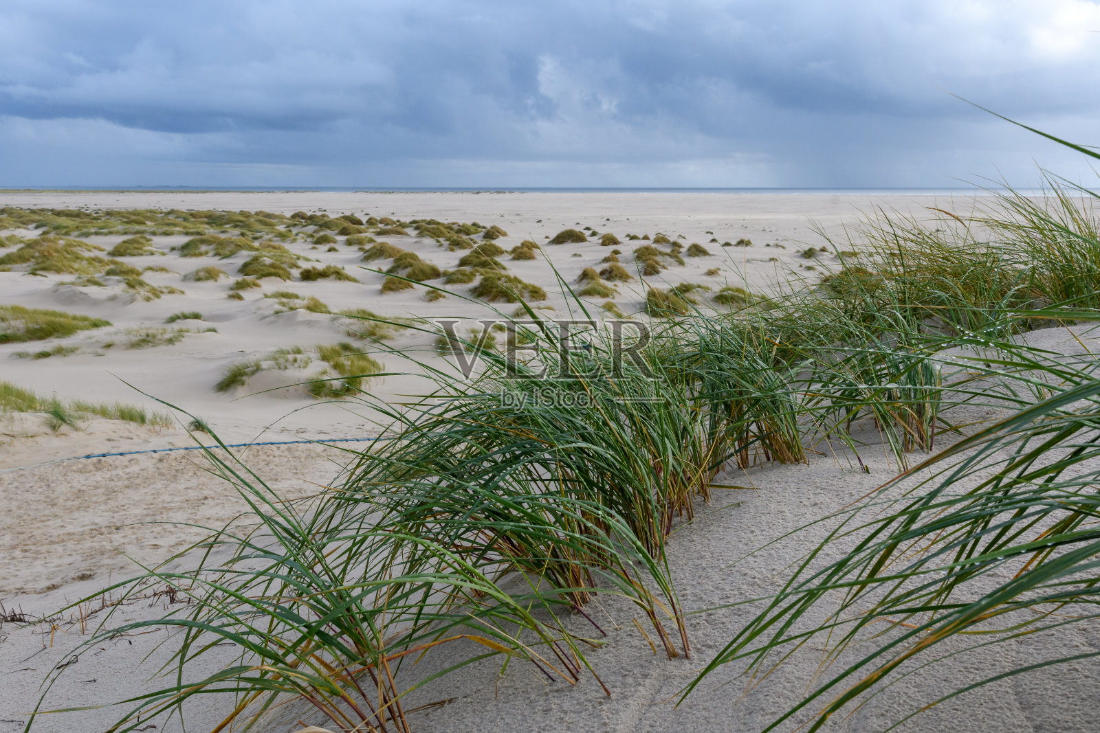 德国北弗里斯兰岛阿姆鲁姆的海岸景色照片摄影图片