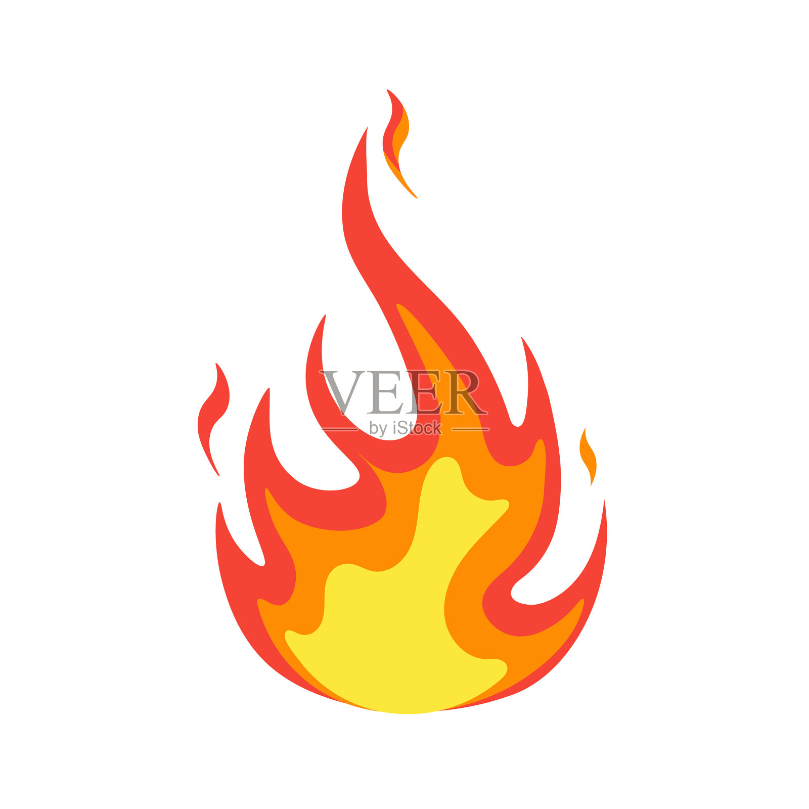 卡通火焰火焰,火焰点火用火焰,热火焰爆炸火焰热危险火焰,红色火焰和橙色火焰集合热火焰元素,能量矢量概念设计元素图片