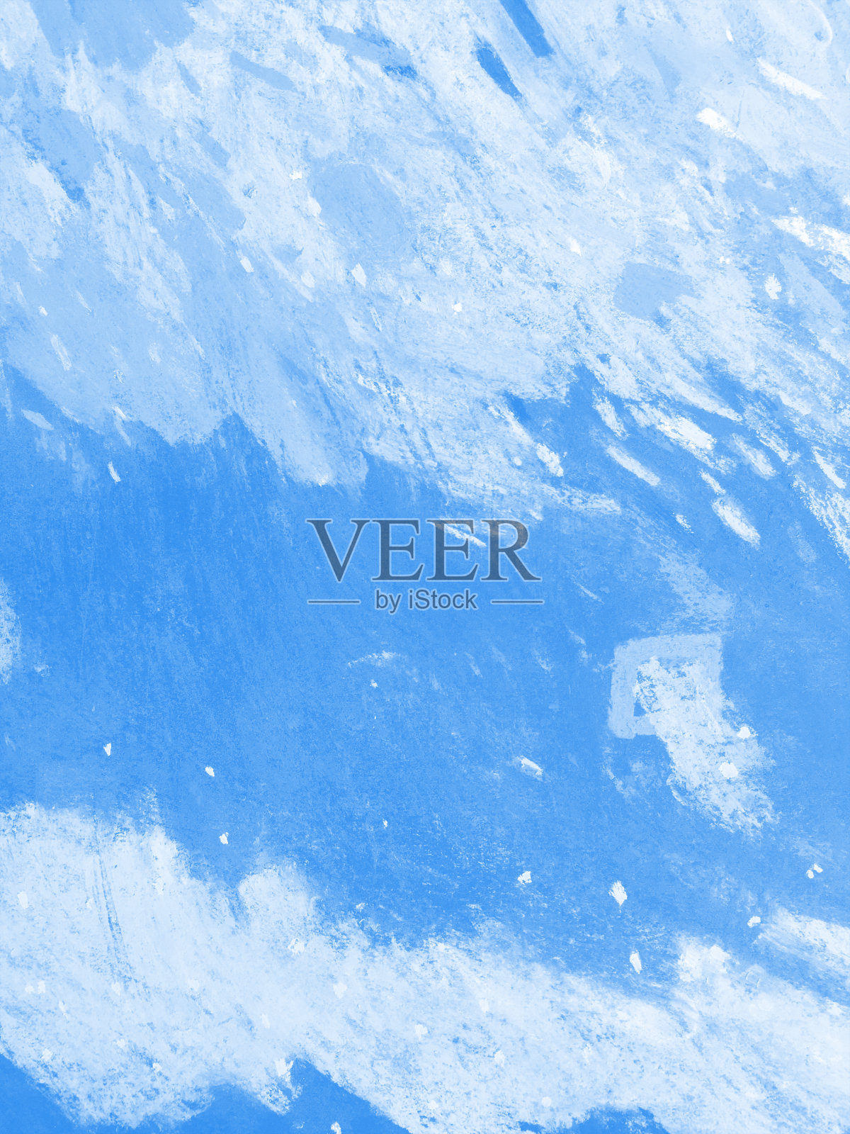 蓝色抽象铅笔纹理的旗帜。柔和的纹理背景。插画图片素材