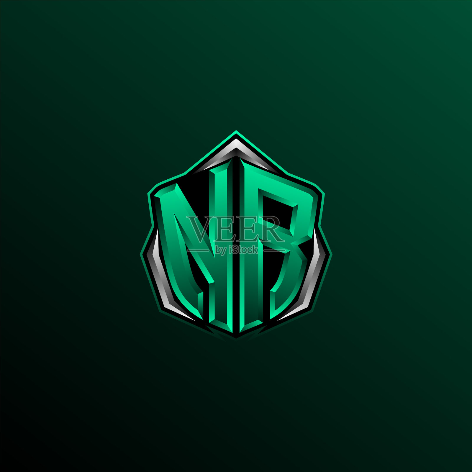 初始nr标志设计初始nr标志设计插画图片素材