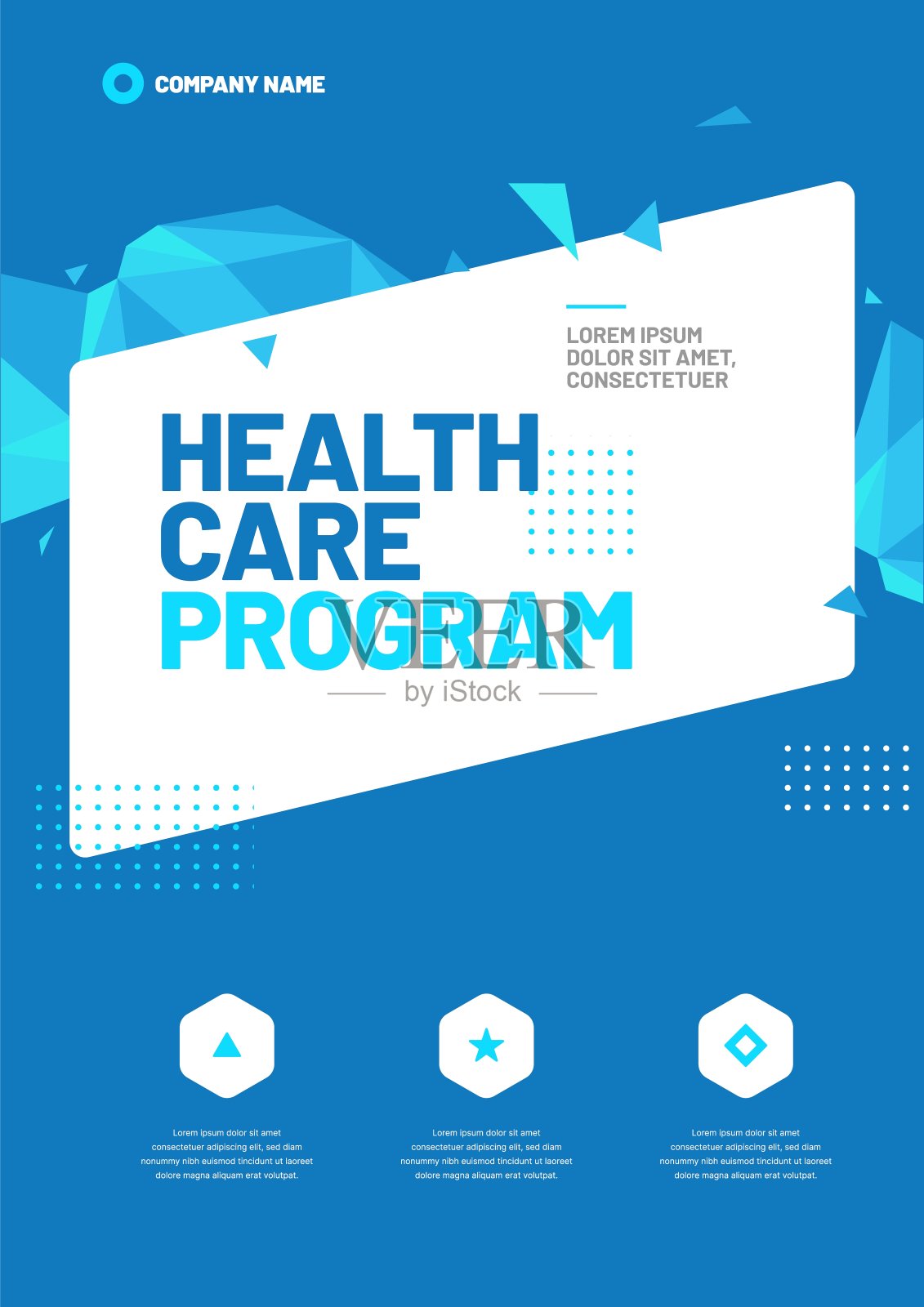 医用矢量布局设计模板。A4大小。插画图片素材