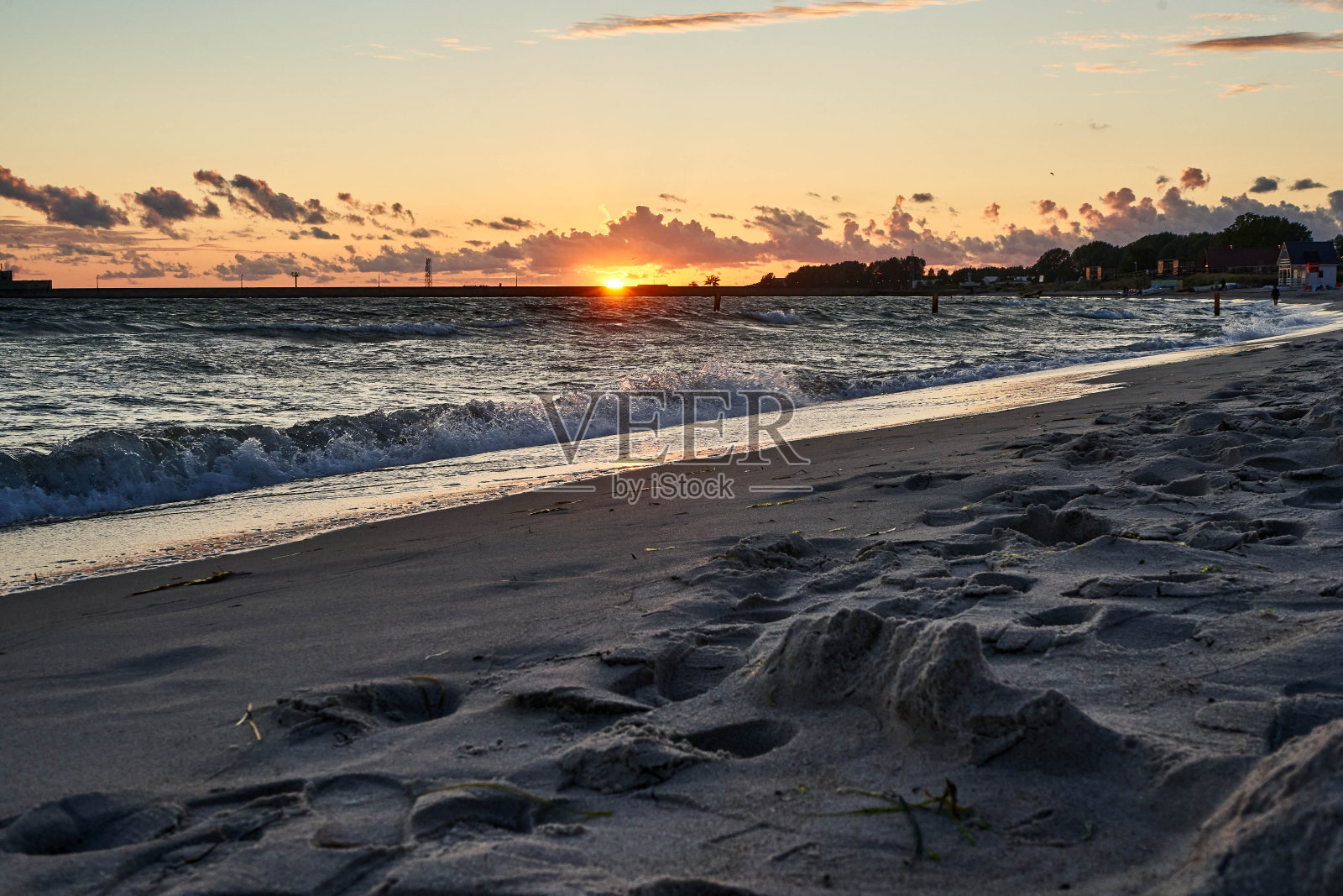 日落照片摄影图片