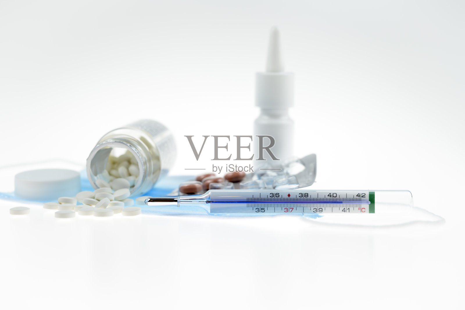 预防和治疗新冠肺炎。照片摄影图片