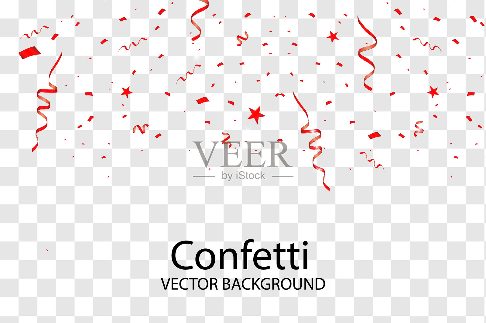 五彩纸屑的节日派对爆竹插画图片素材