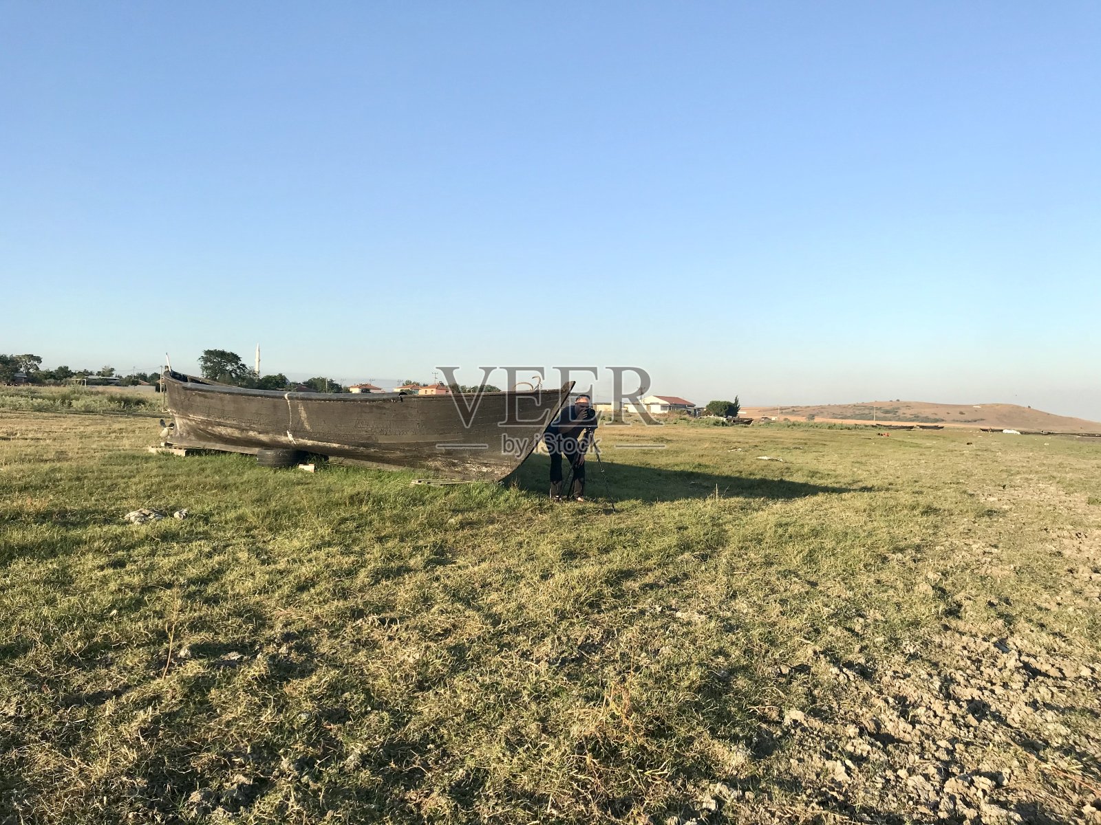 湖边有芦苇照片摄影图片