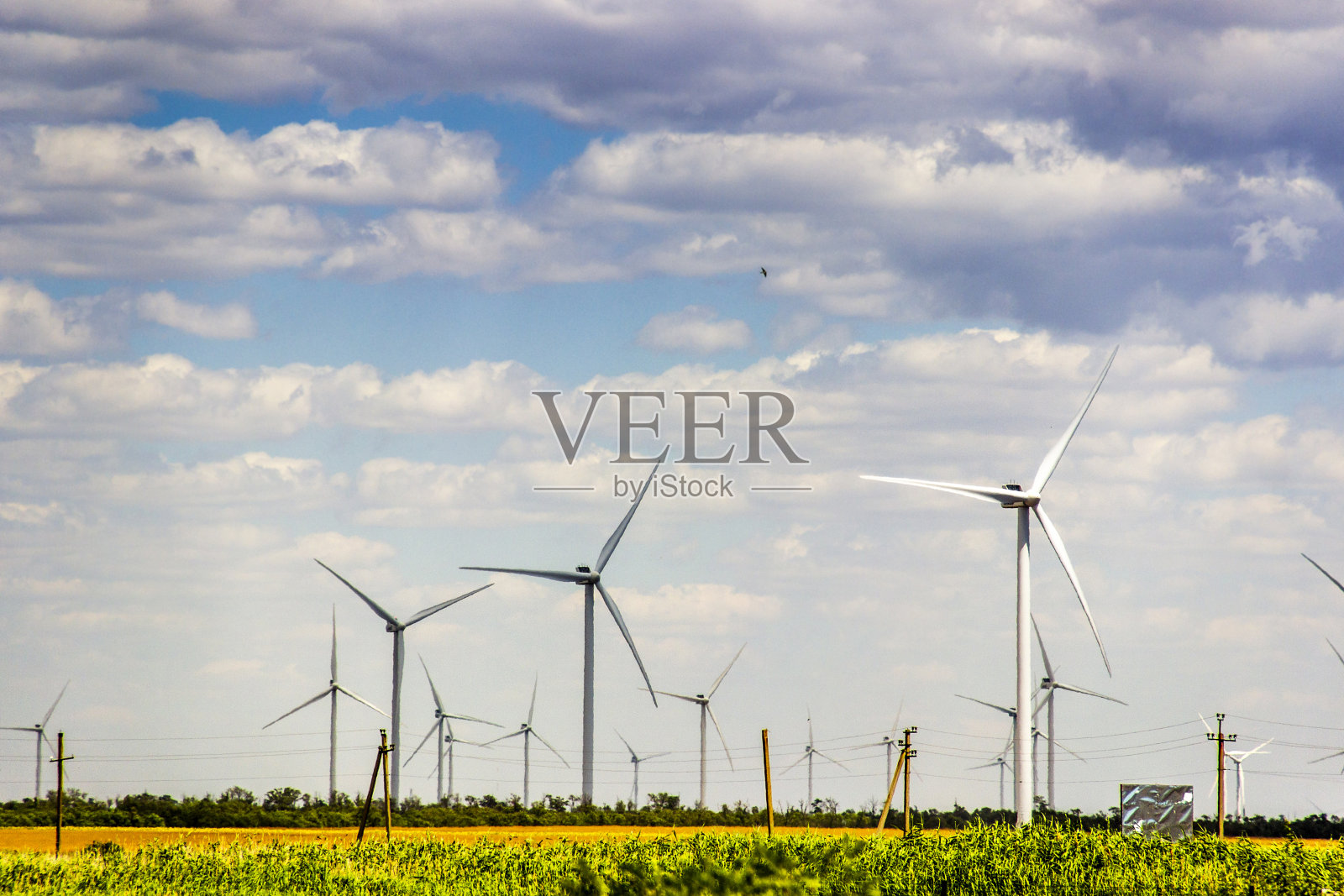 功率风力涡轮机照片摄影图片