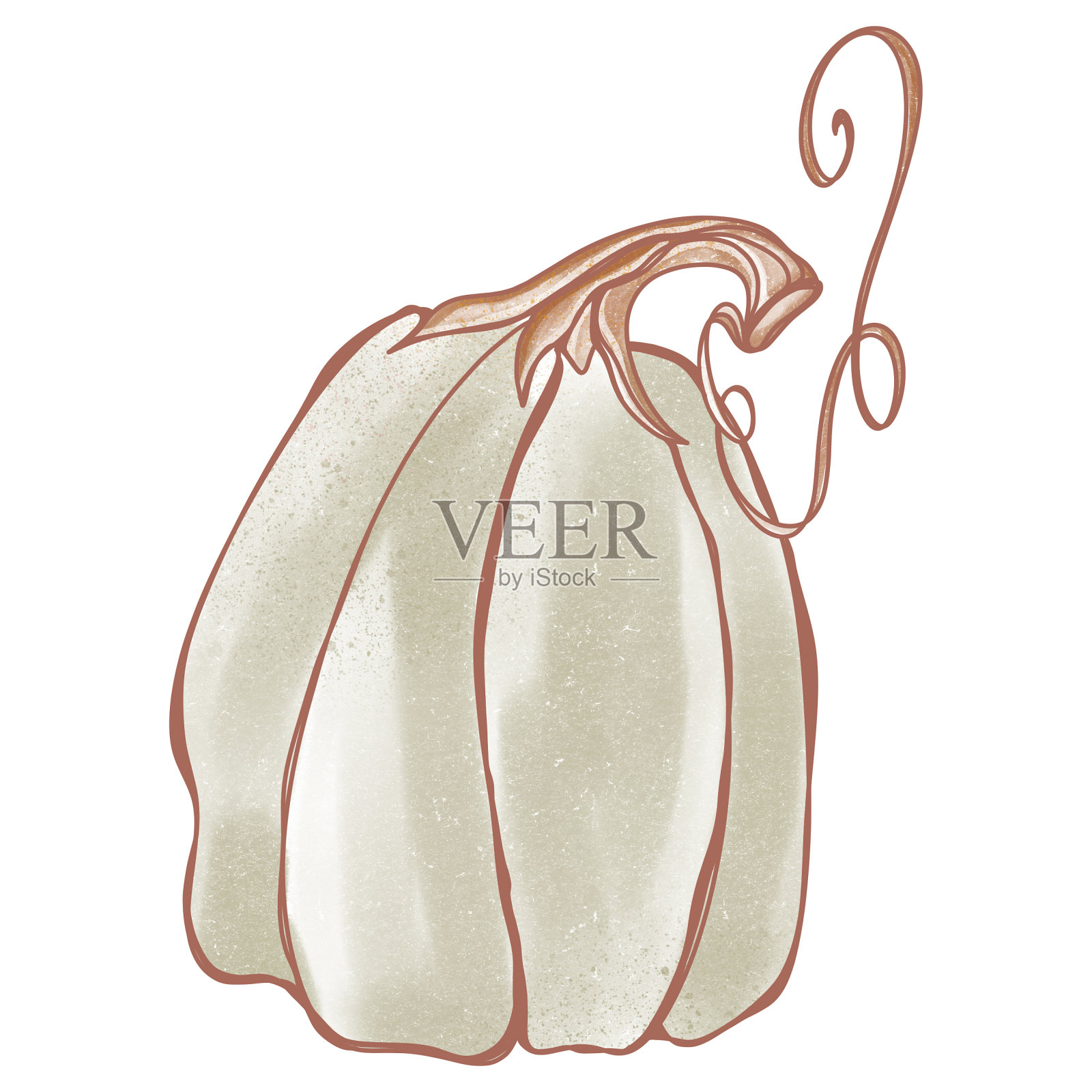 可爱可爱的童话南瓜插画图片素材