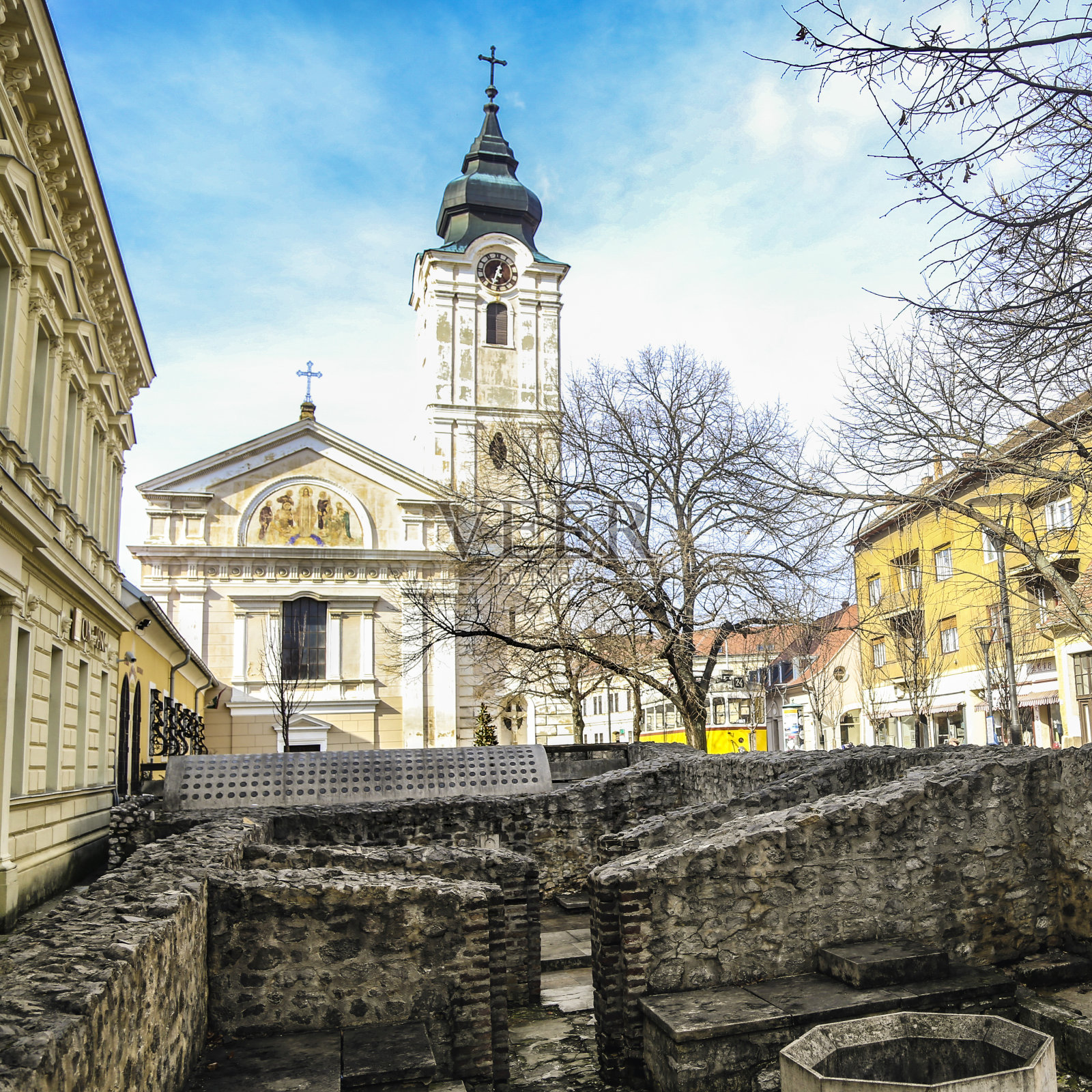 Pecs的Memi Pasha浴场照片摄影图片