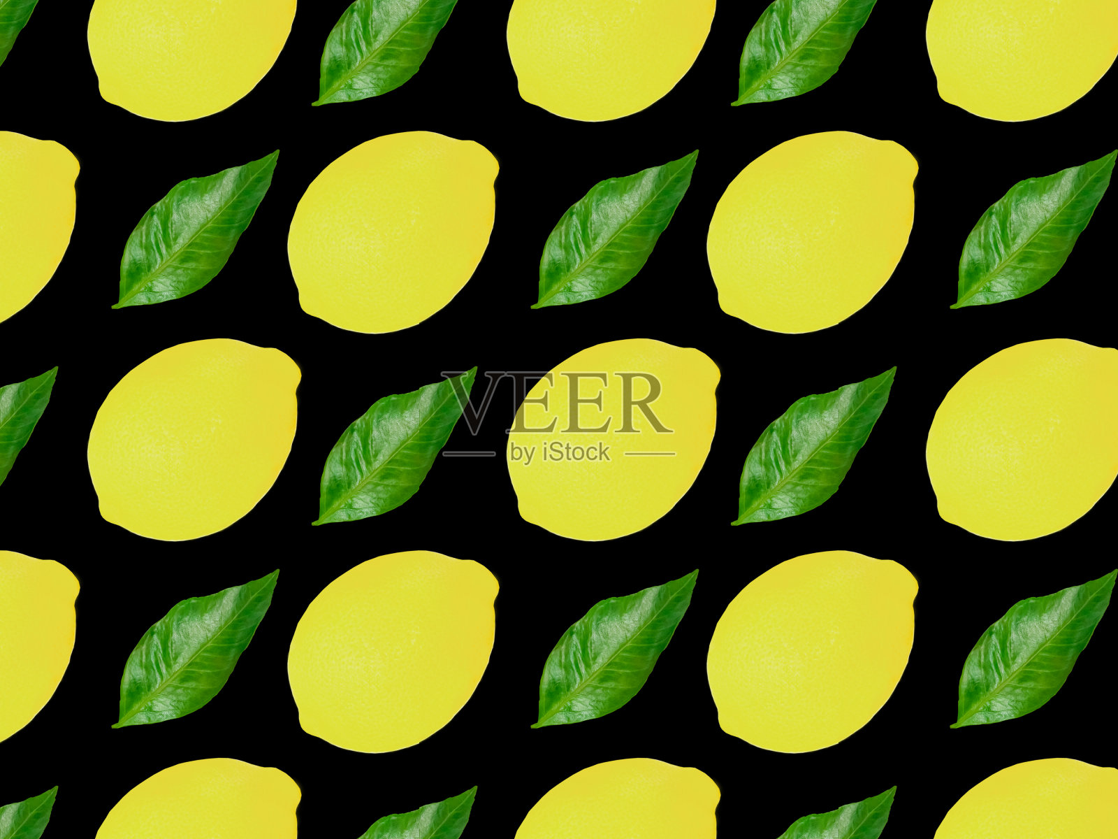 柑橘类水果无缝图案。照片摄影图片