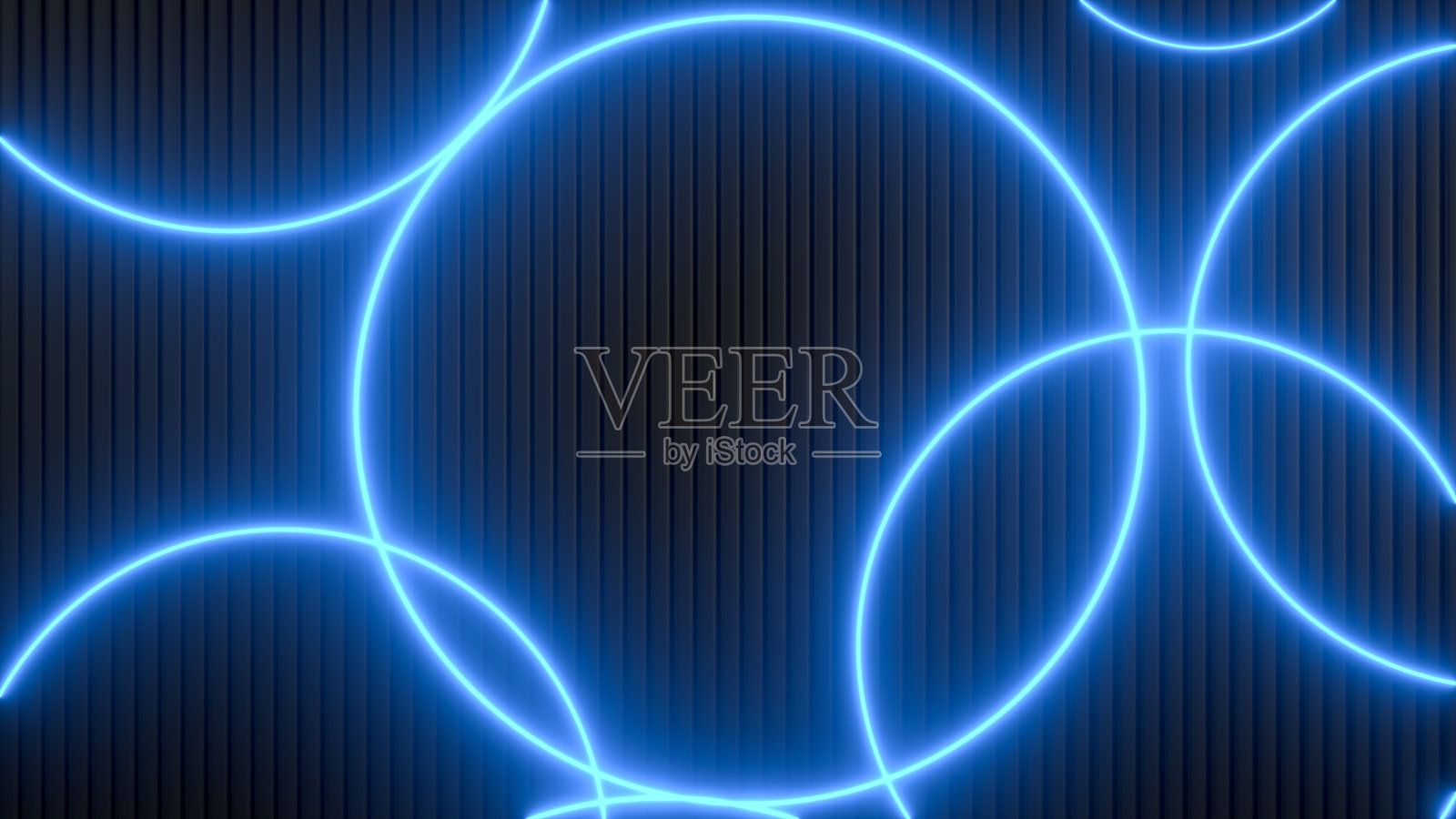 空框架与紫外线发光霓虹灯在黑色的墙壁背景照片摄影图片