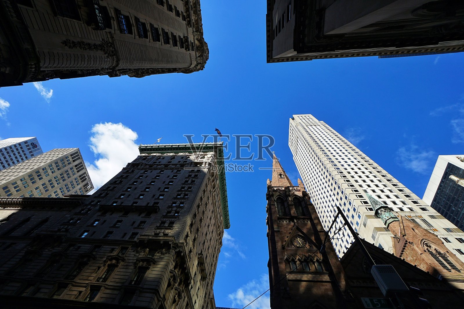 纽约市曼哈顿中城到纽约市中心美国照片摄影图片