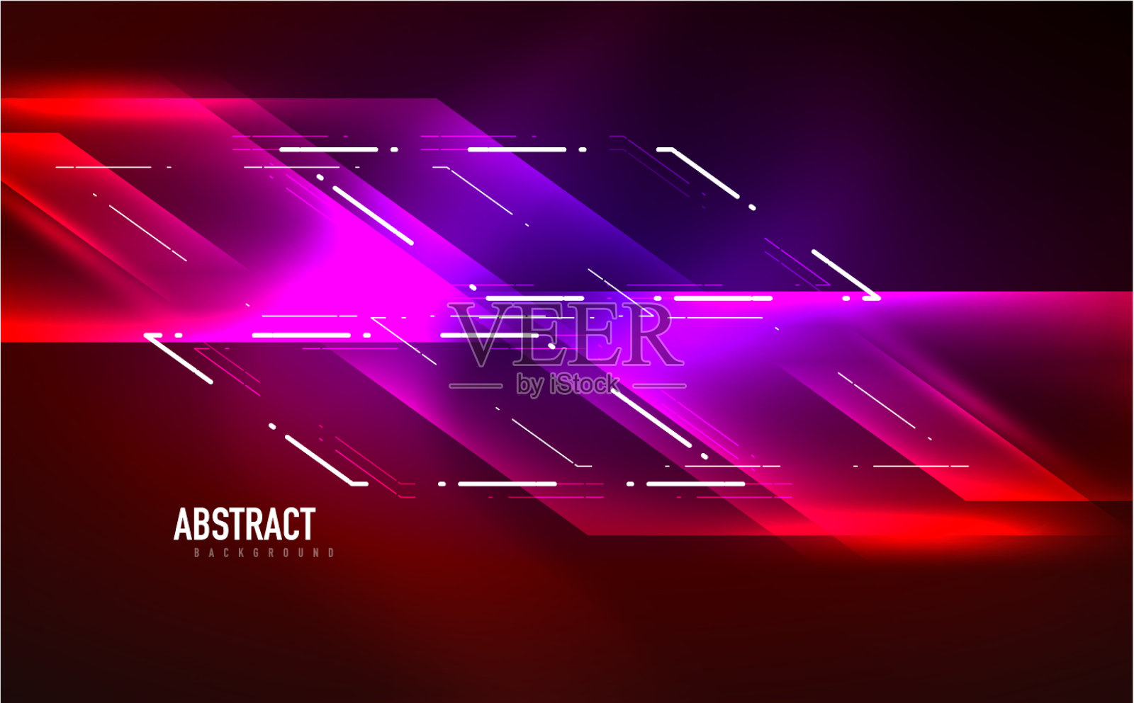 动态霓虹光泽抽象背景时尚插画图片素材