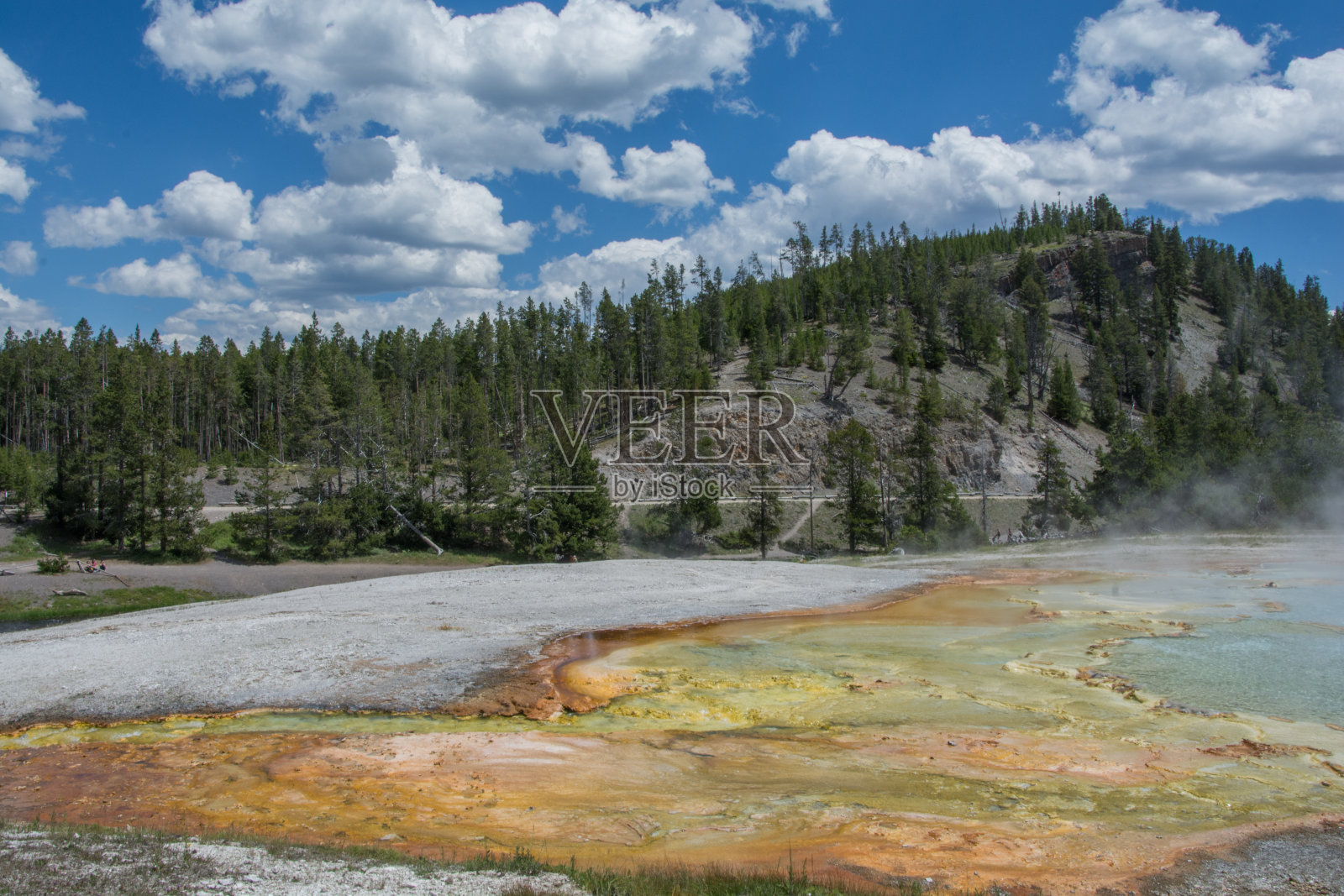 精益求精的间歇泉火山口照片摄影图片